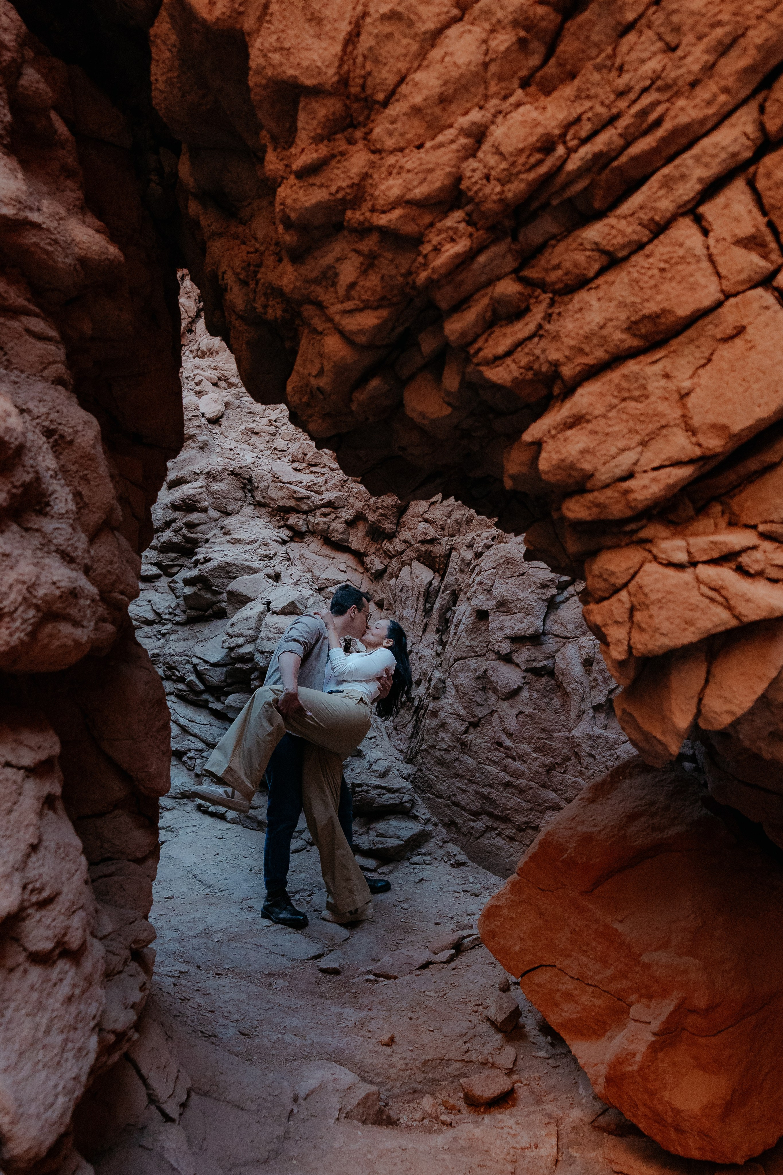 Sessão casual no Vale dos Cogumelos. Fotógrafo em San Pedro de Atacama