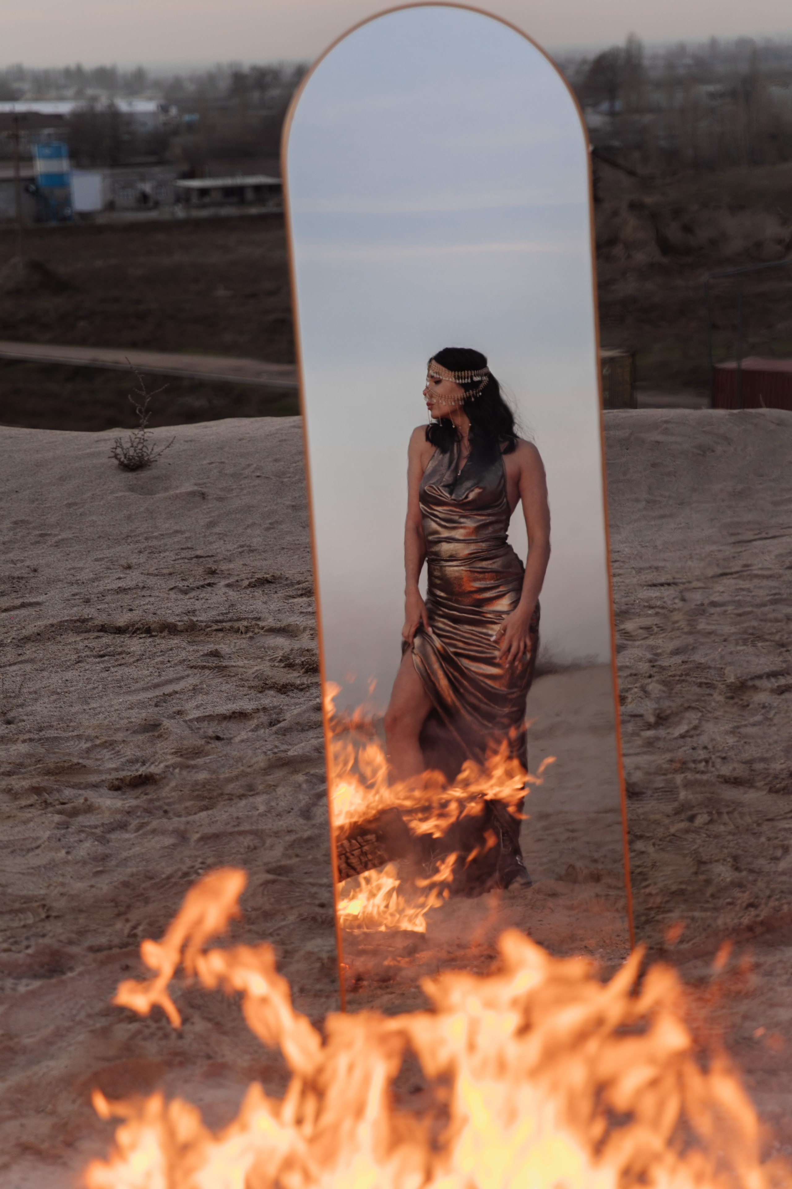 Огненная. Фотограф Вероника Яцына в Ташкенте