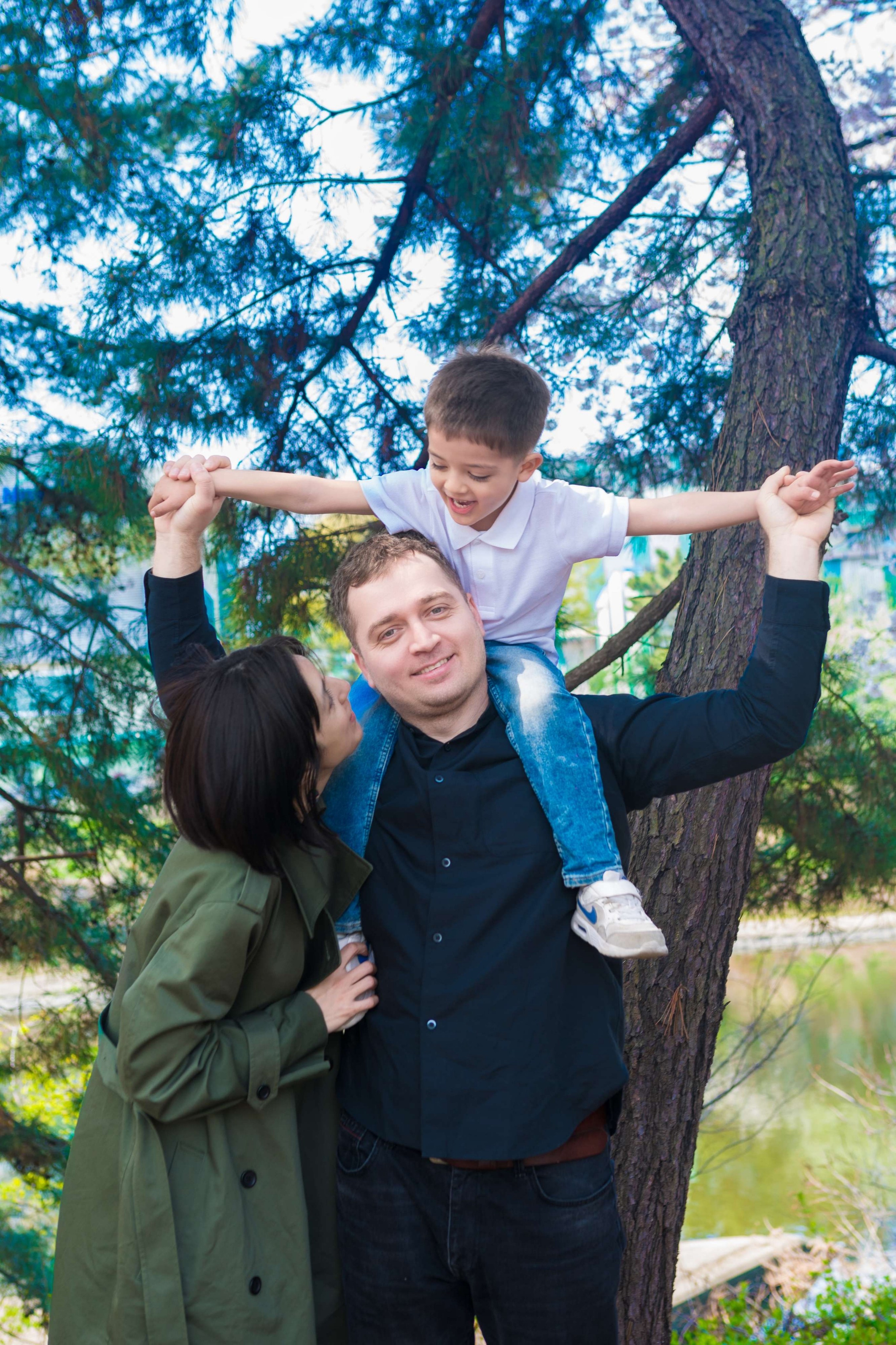 Семейная фотосессия. Кемаль. Посын. Студия декора «Нарния»