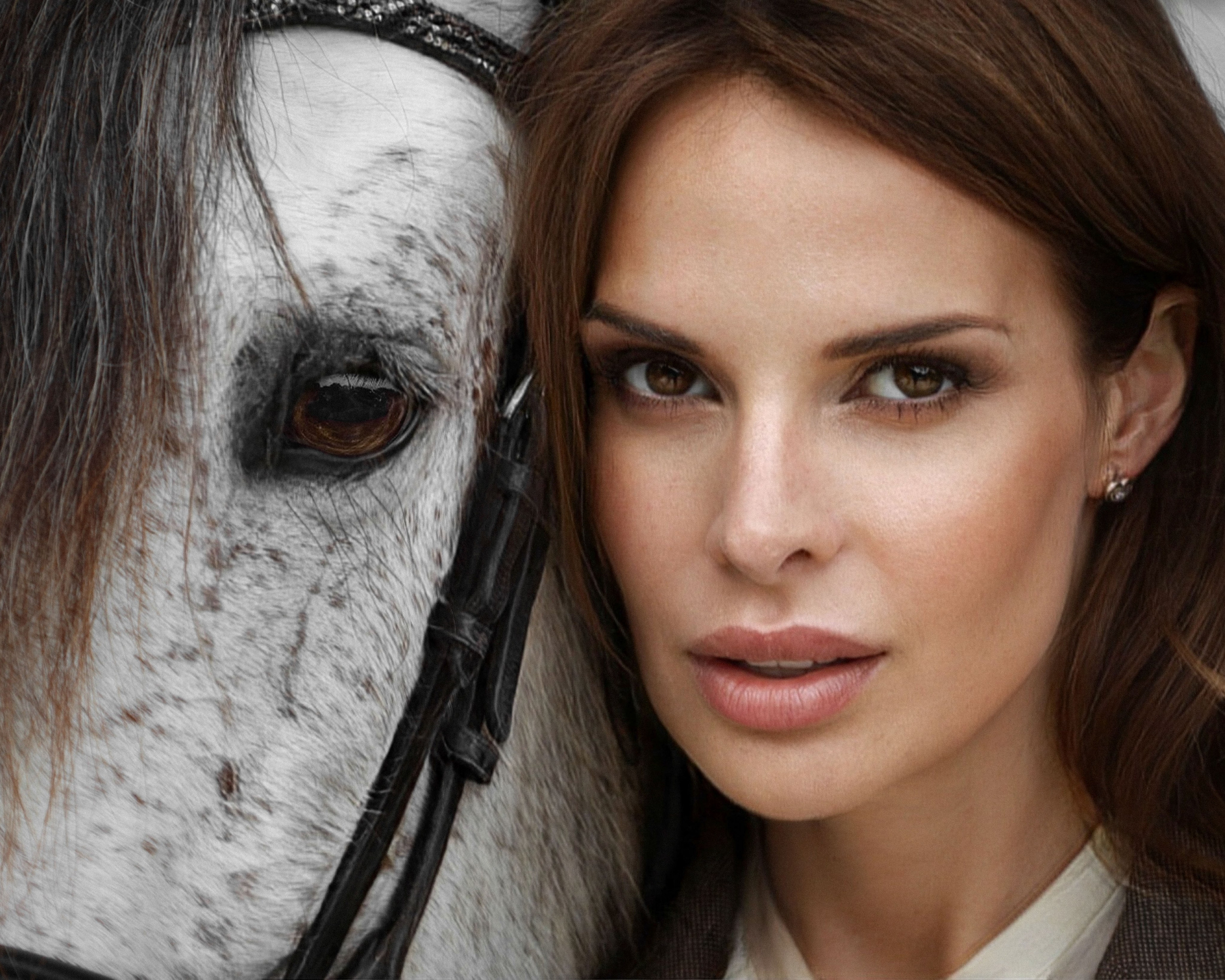 Конная фотосессия. Женские портреты в Мадриде — естественная красота и свет | Anna Maruleva