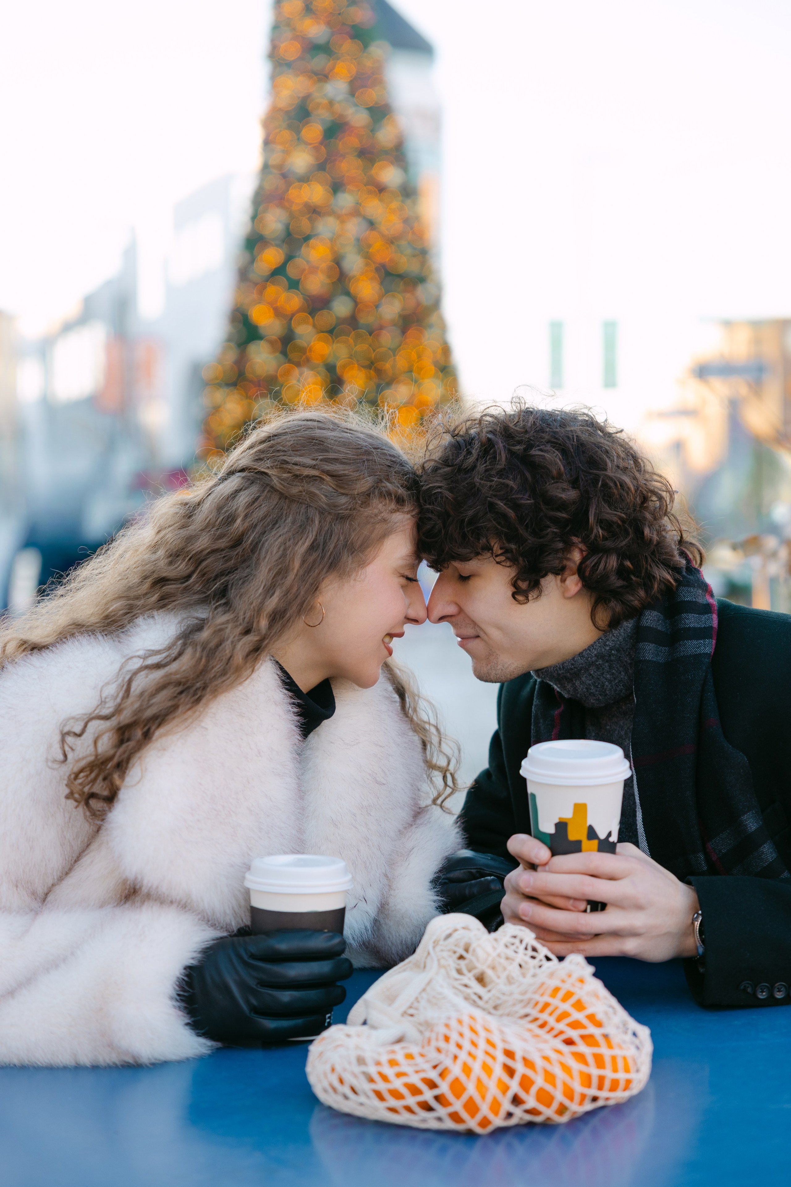 Christmas magic together. Home