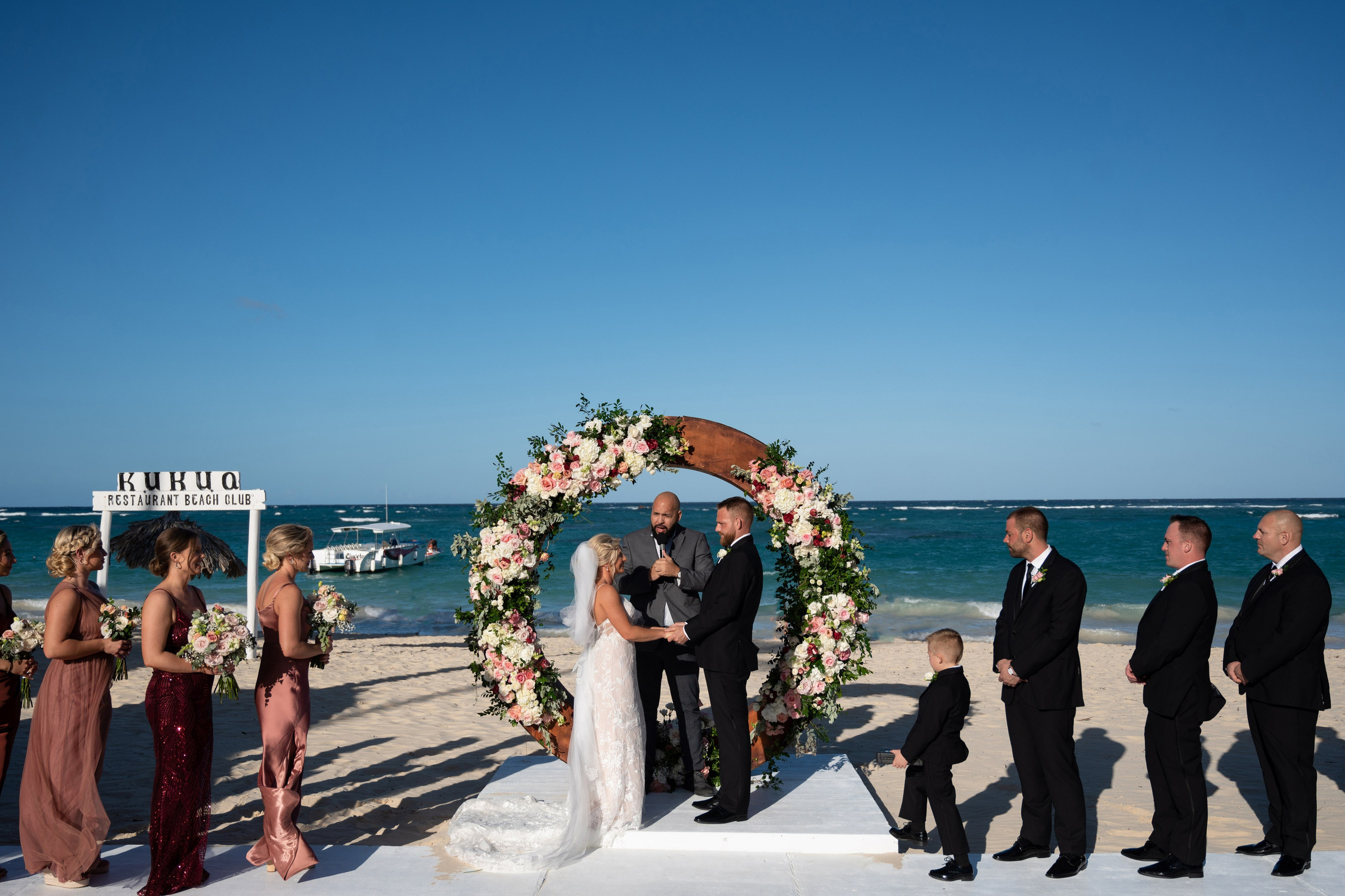 Dream Wedding of Caitlin & Ryan at Kukua Beach, Punta Cana