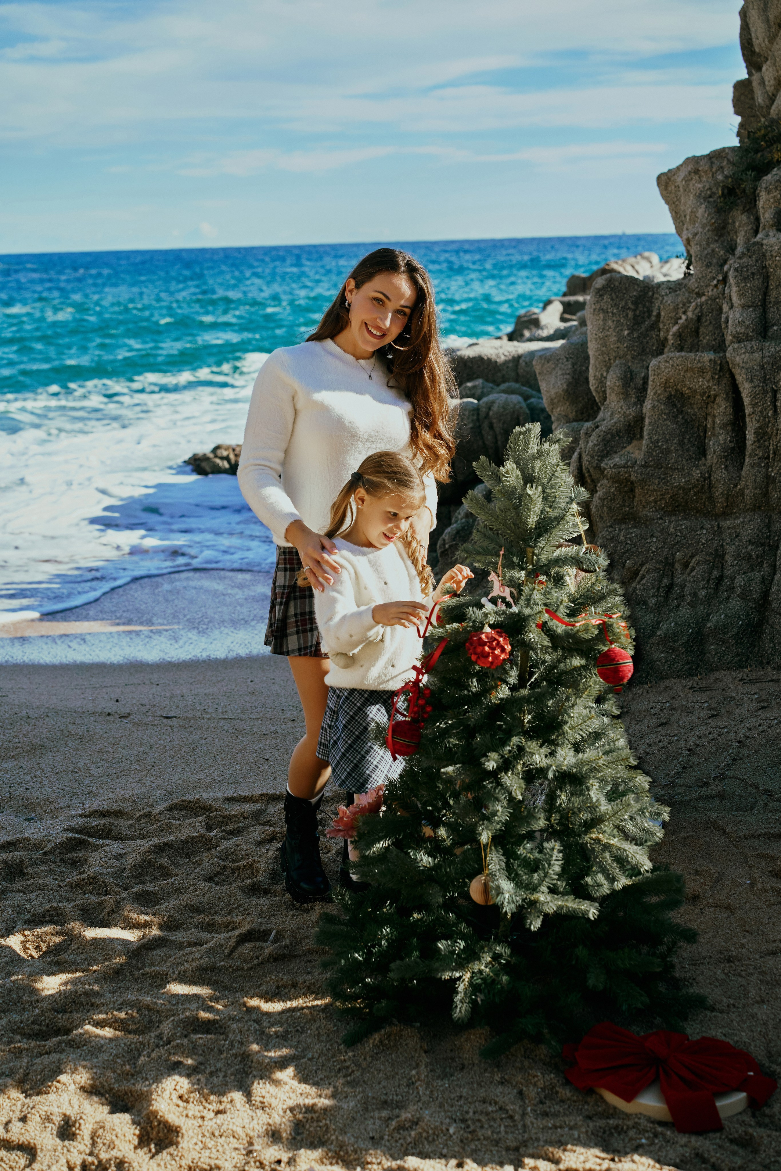Рождество на пляже. Фотограф в Барселоне Жанна Захарченко
