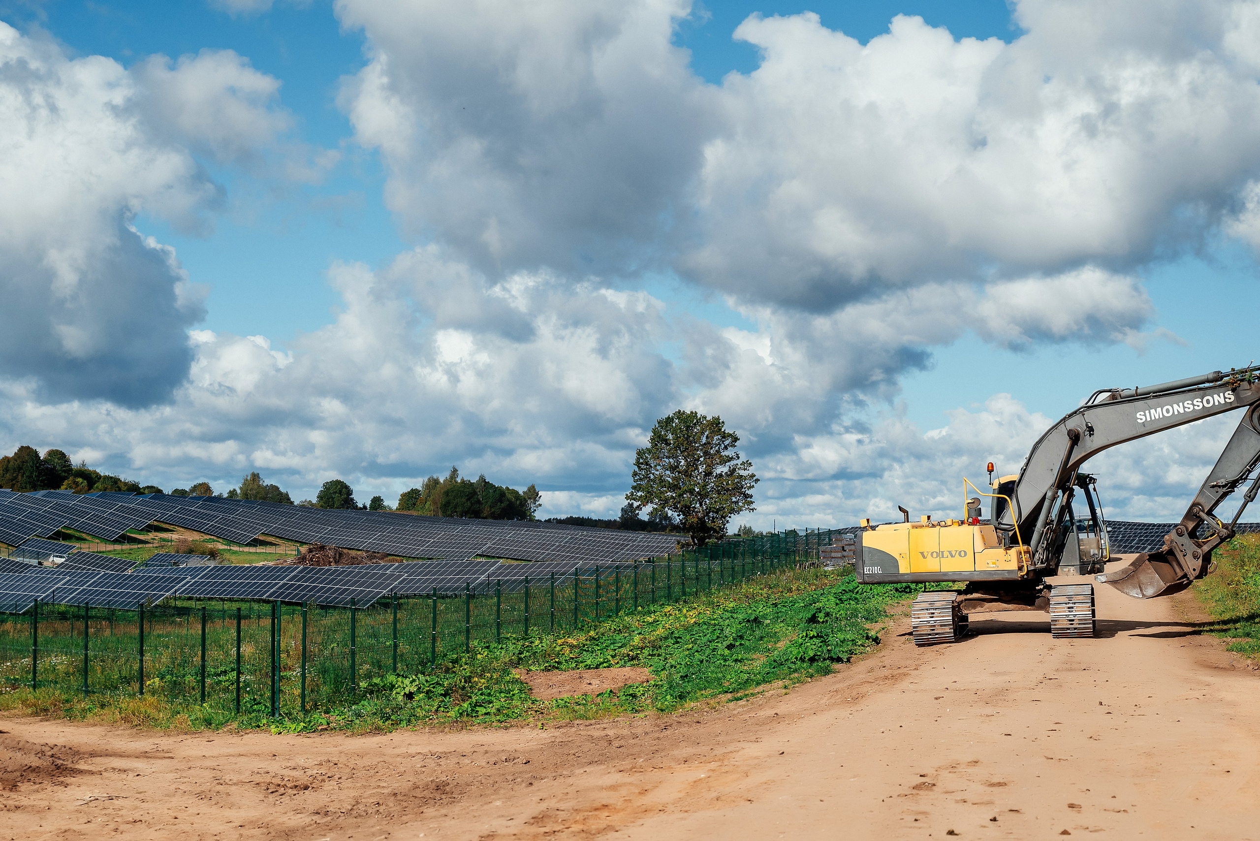 Парк солнечных панелей. Ваш фотограф в Латгалии — Александра Юхневича!