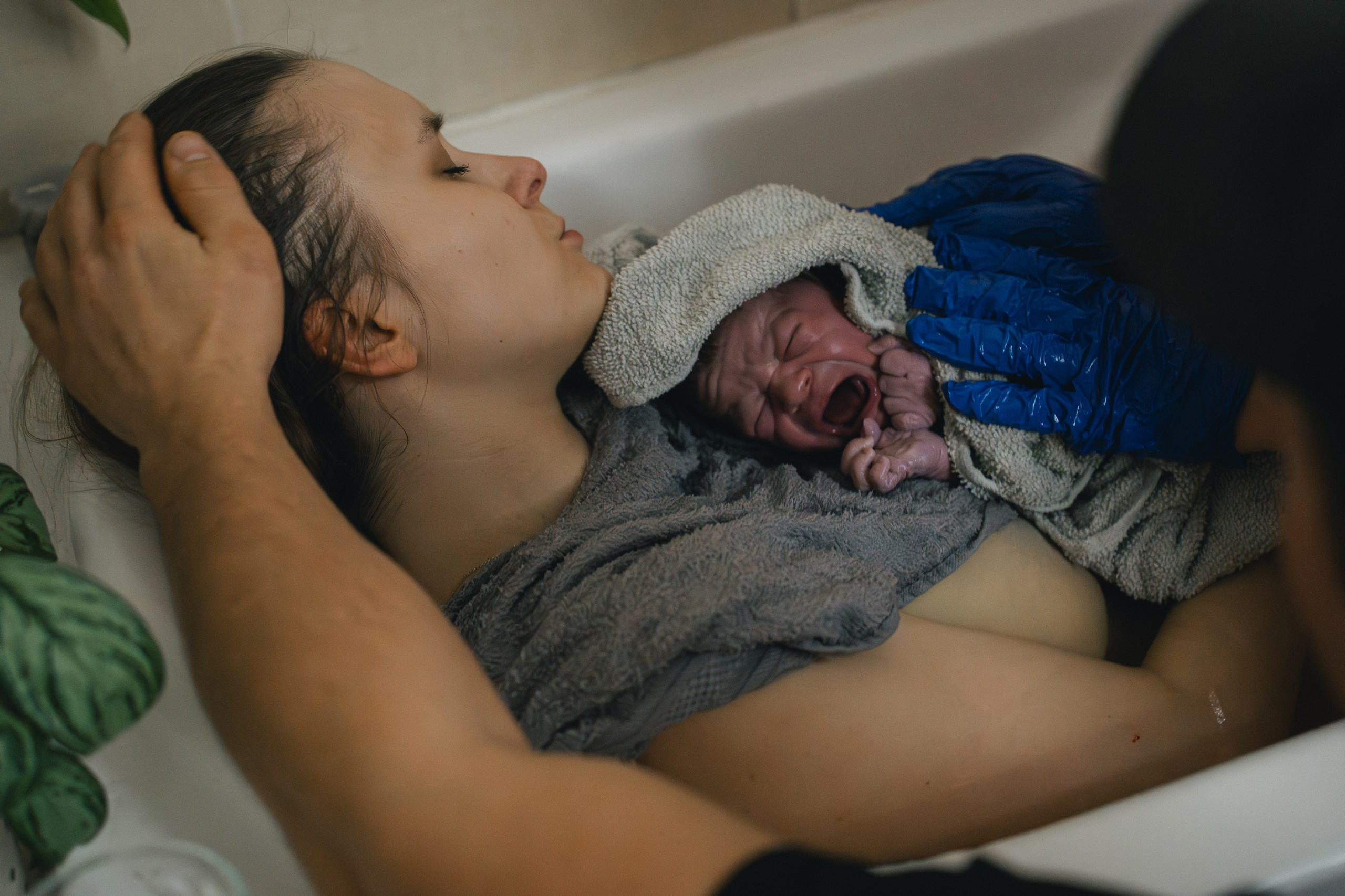 Poród domowy. Ania Smol Fotograf Olsztyn