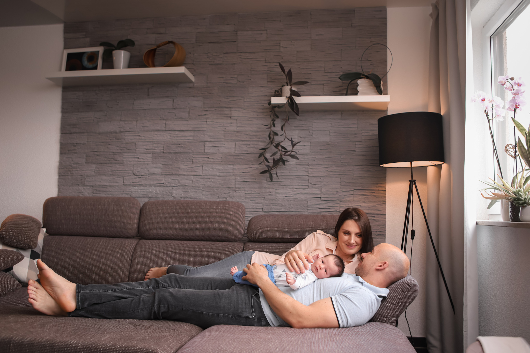 Neugeborenes-Fotoshooting. Fotograf in Freiburg, Meerim Kaufmann