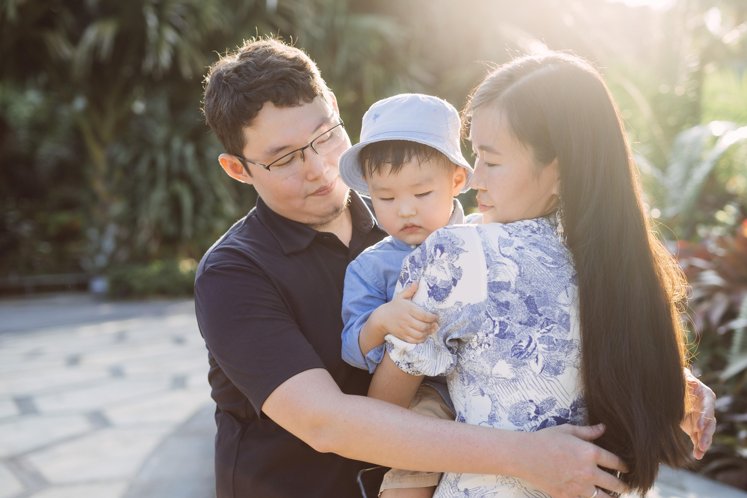 Family. Dasha in Singapore