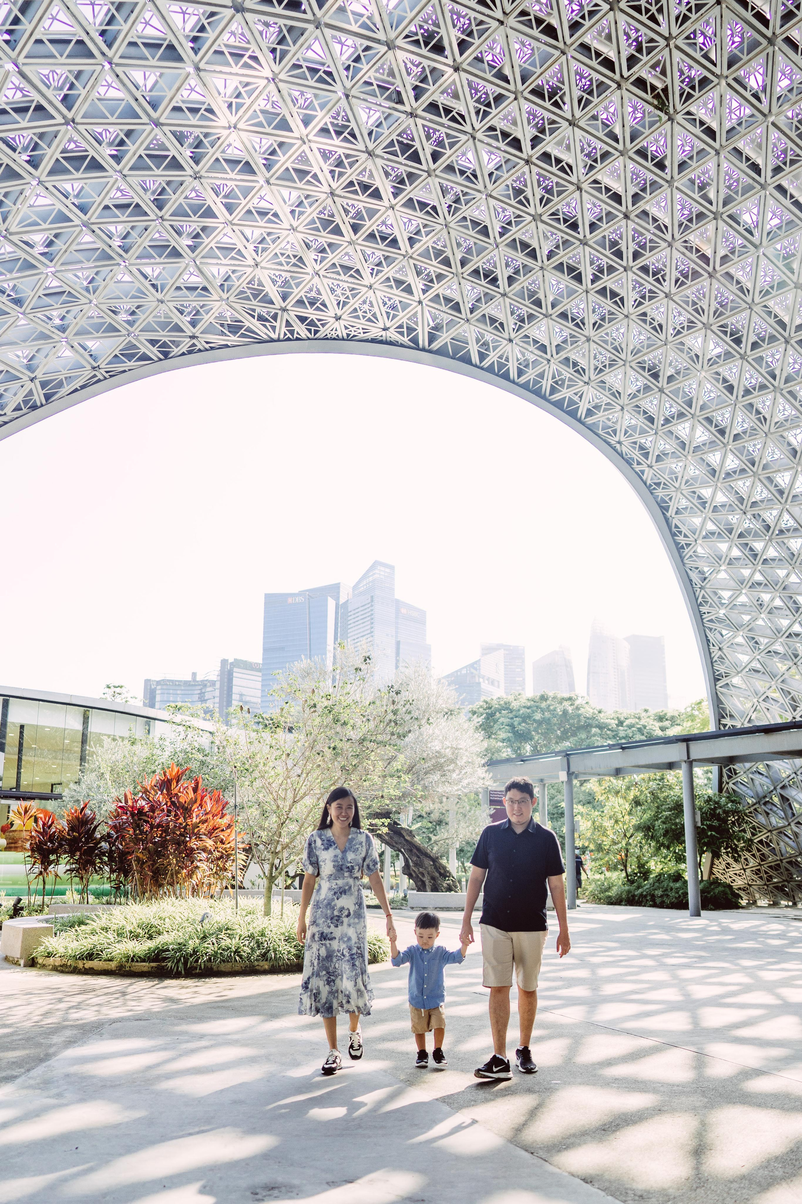 Family. Dasha in Singapore