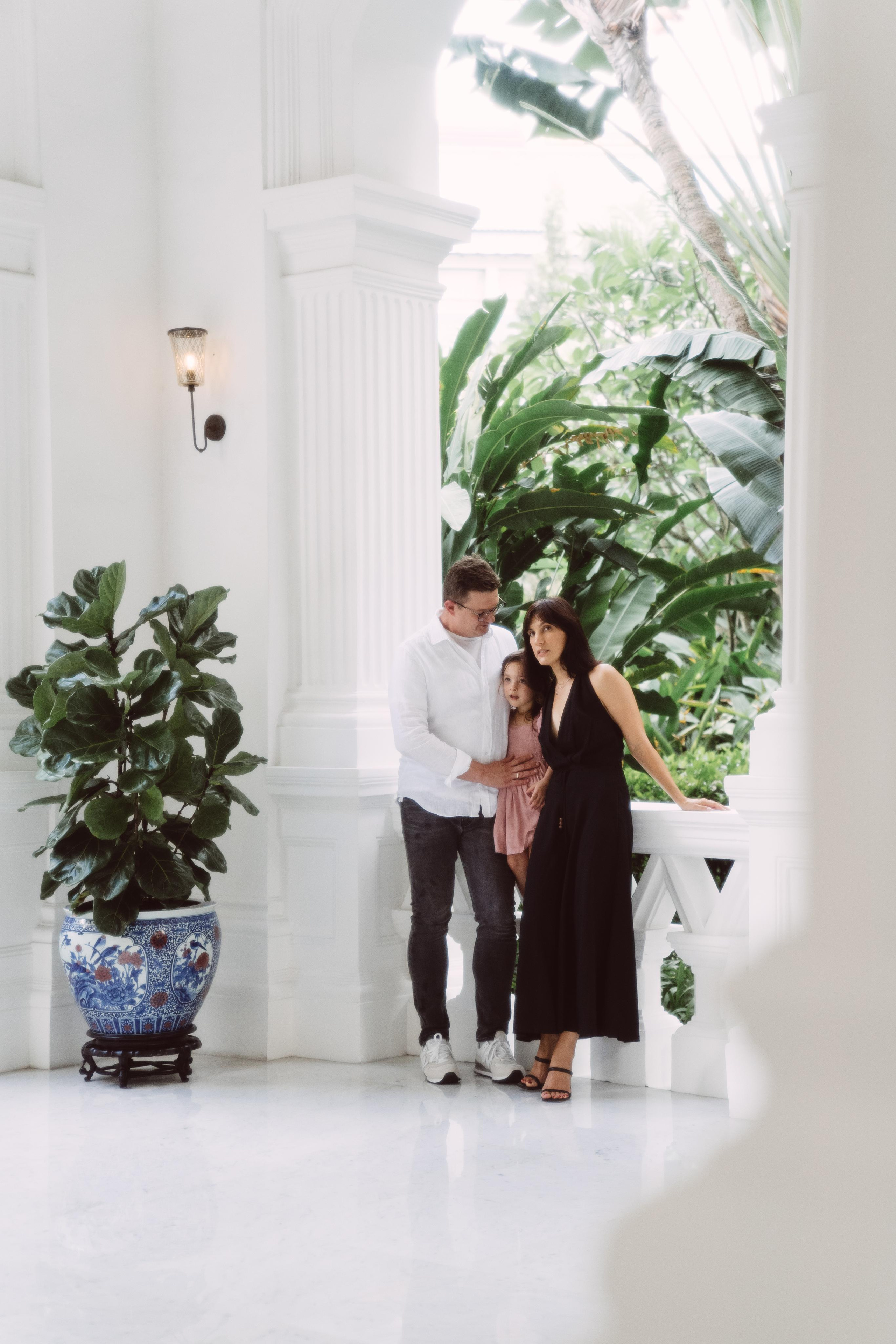 Family. Dasha in Singapore