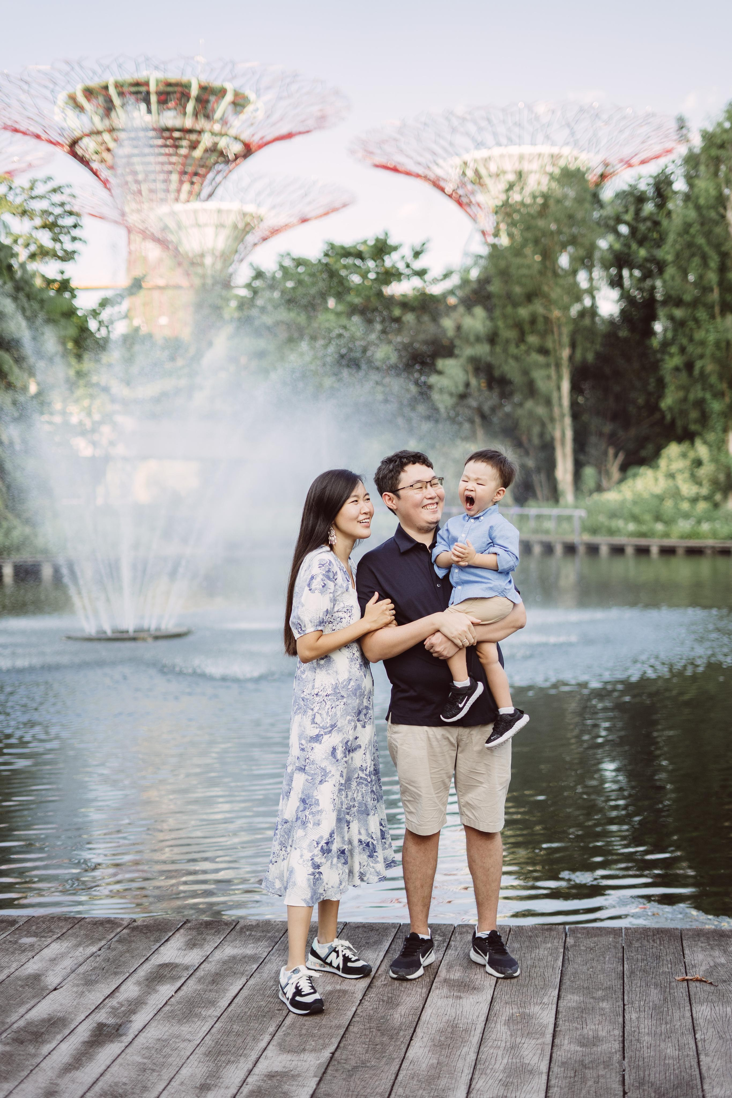 Family. Dasha in Singapore