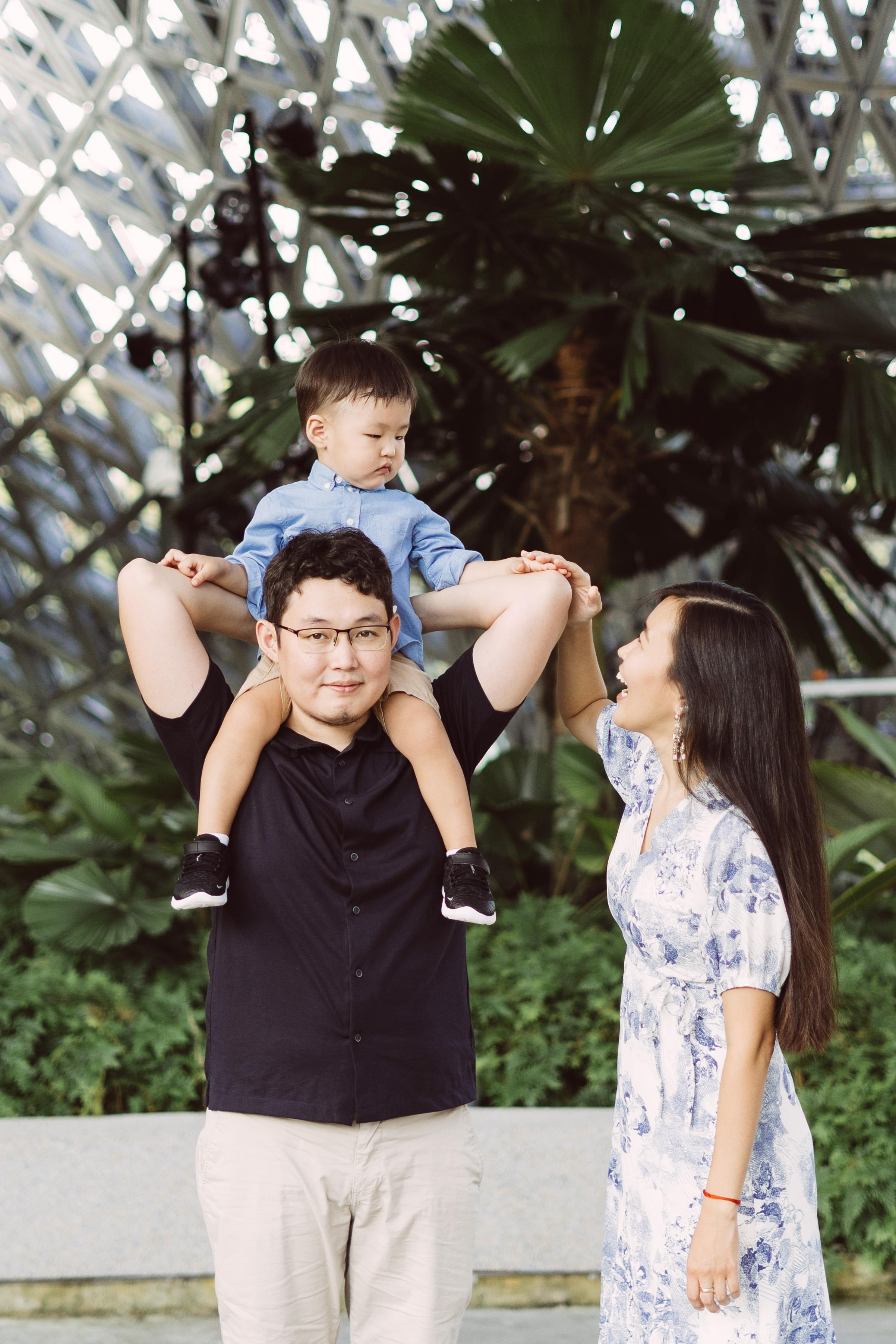 Family. Dasha in Singapore