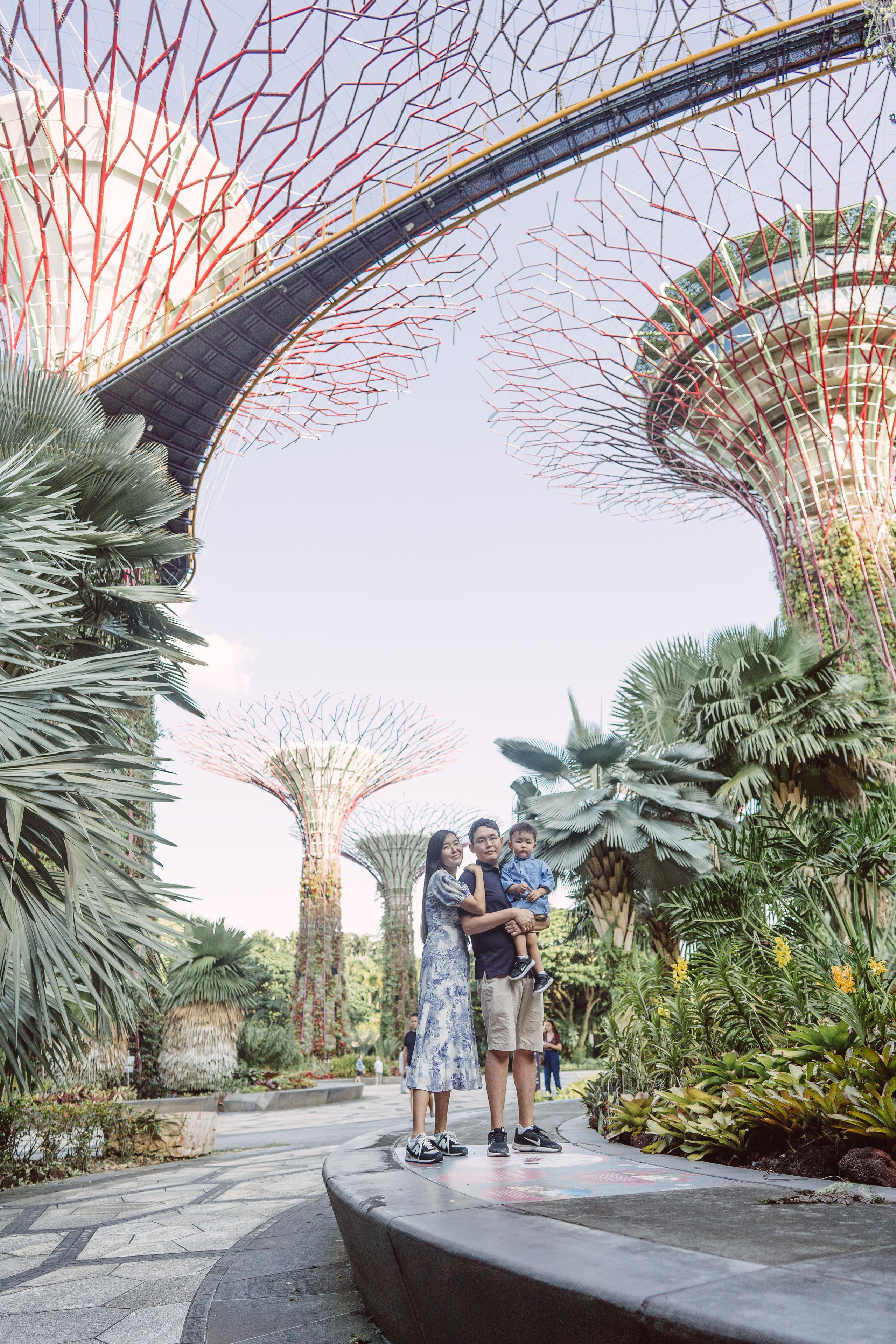 Family. Dasha in Singapore