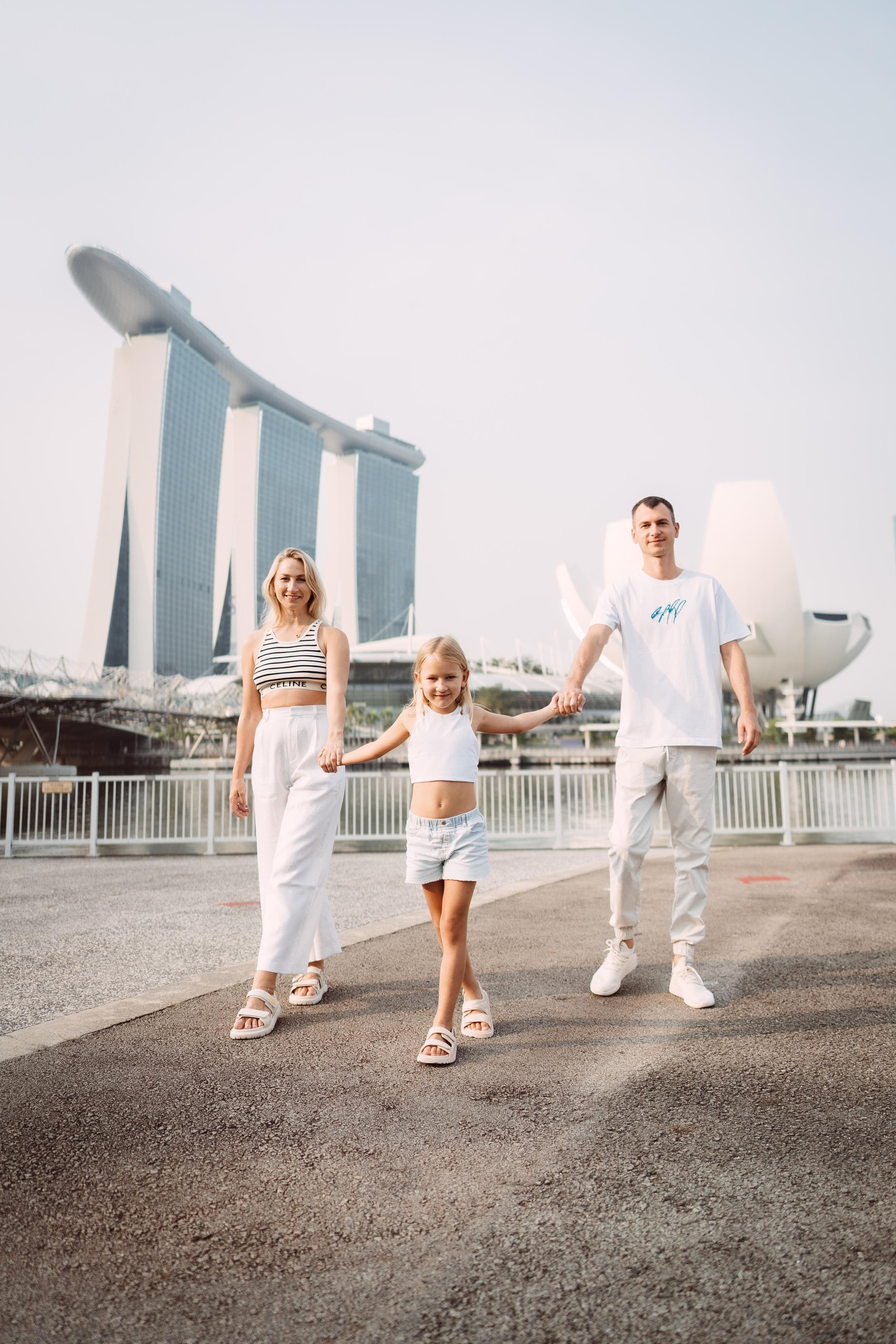 Family. Dasha in Singapore