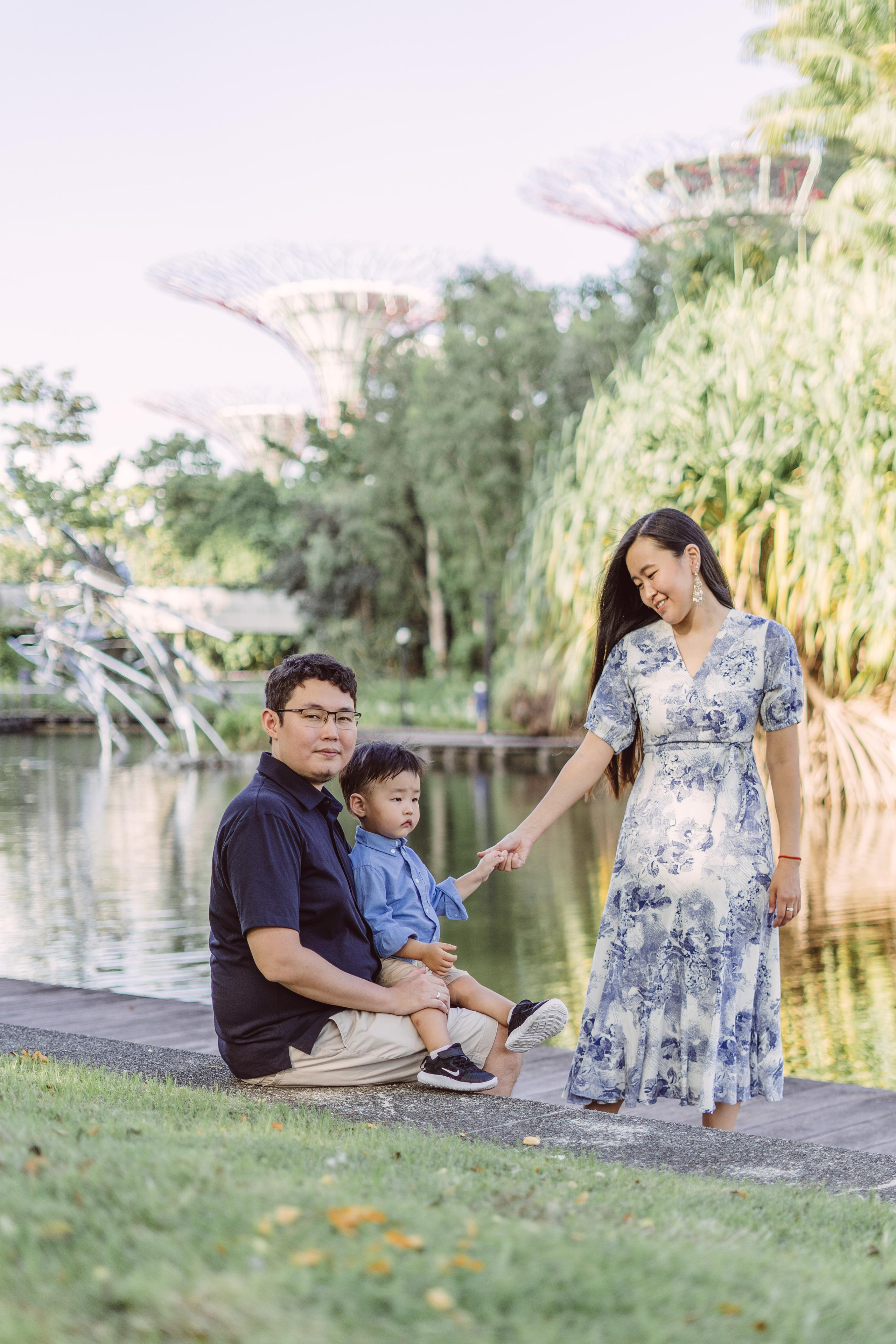 Family. Dasha in Singapore