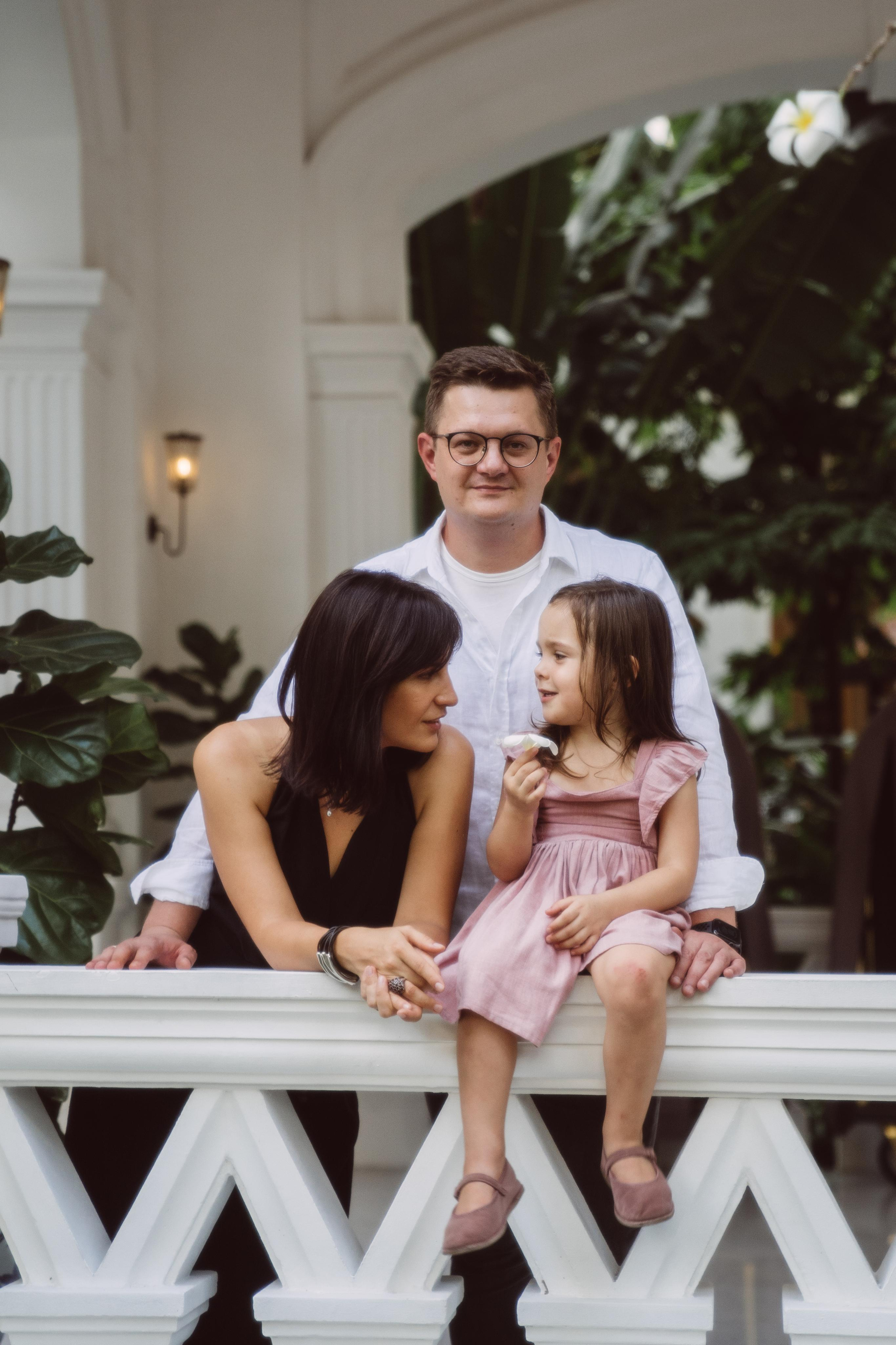 Family. Dasha in Singapore