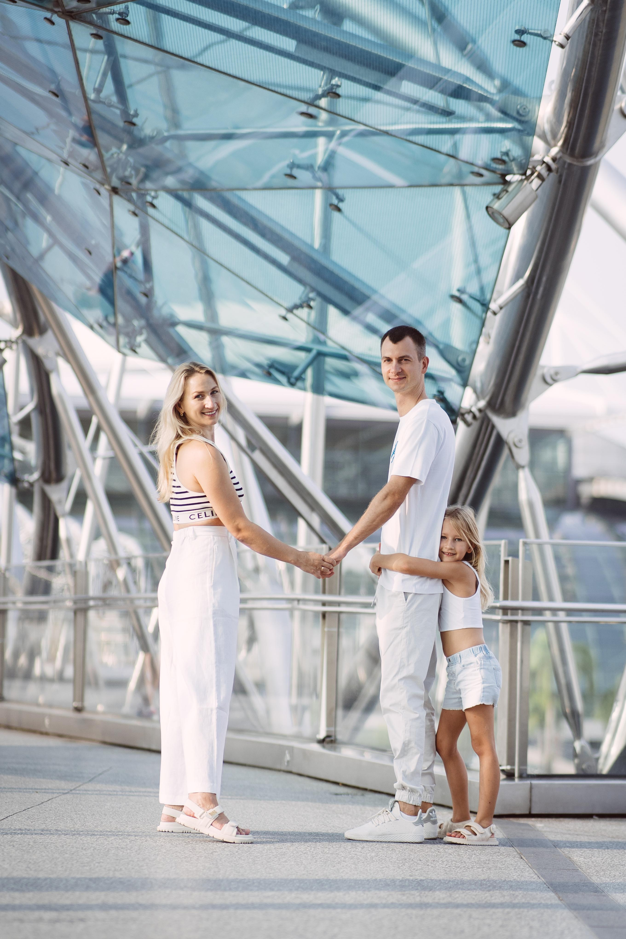 Family. Dasha in Singapore