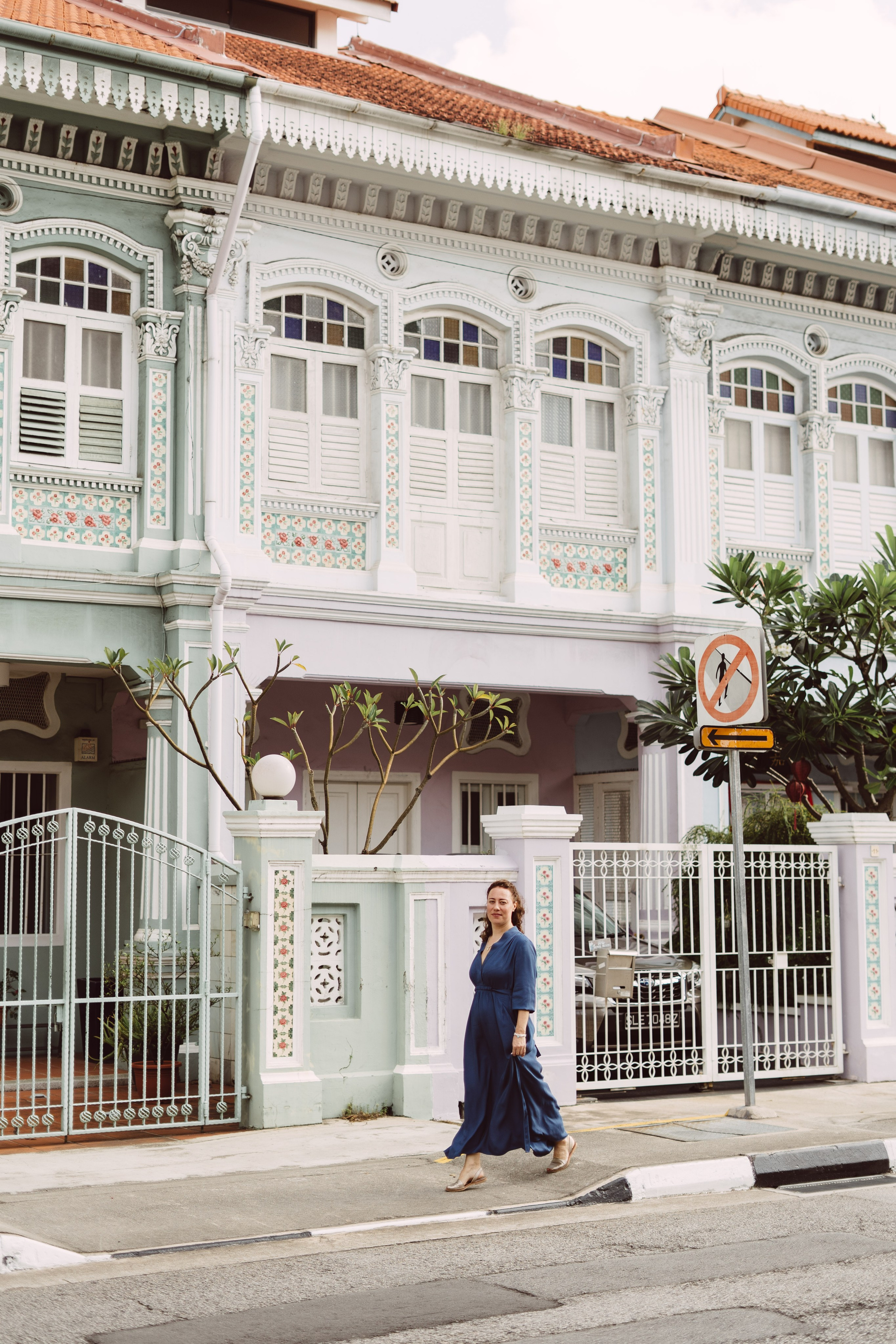 Portrait. Dasha in Singapore