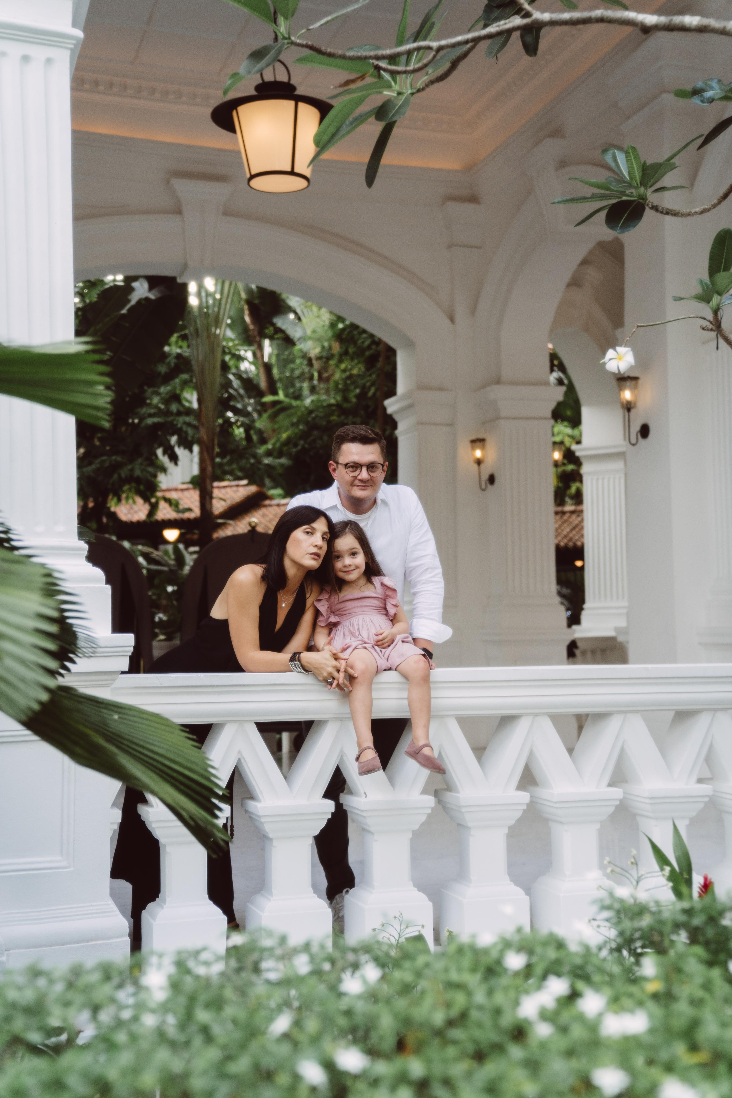 Family. Dasha in Singapore