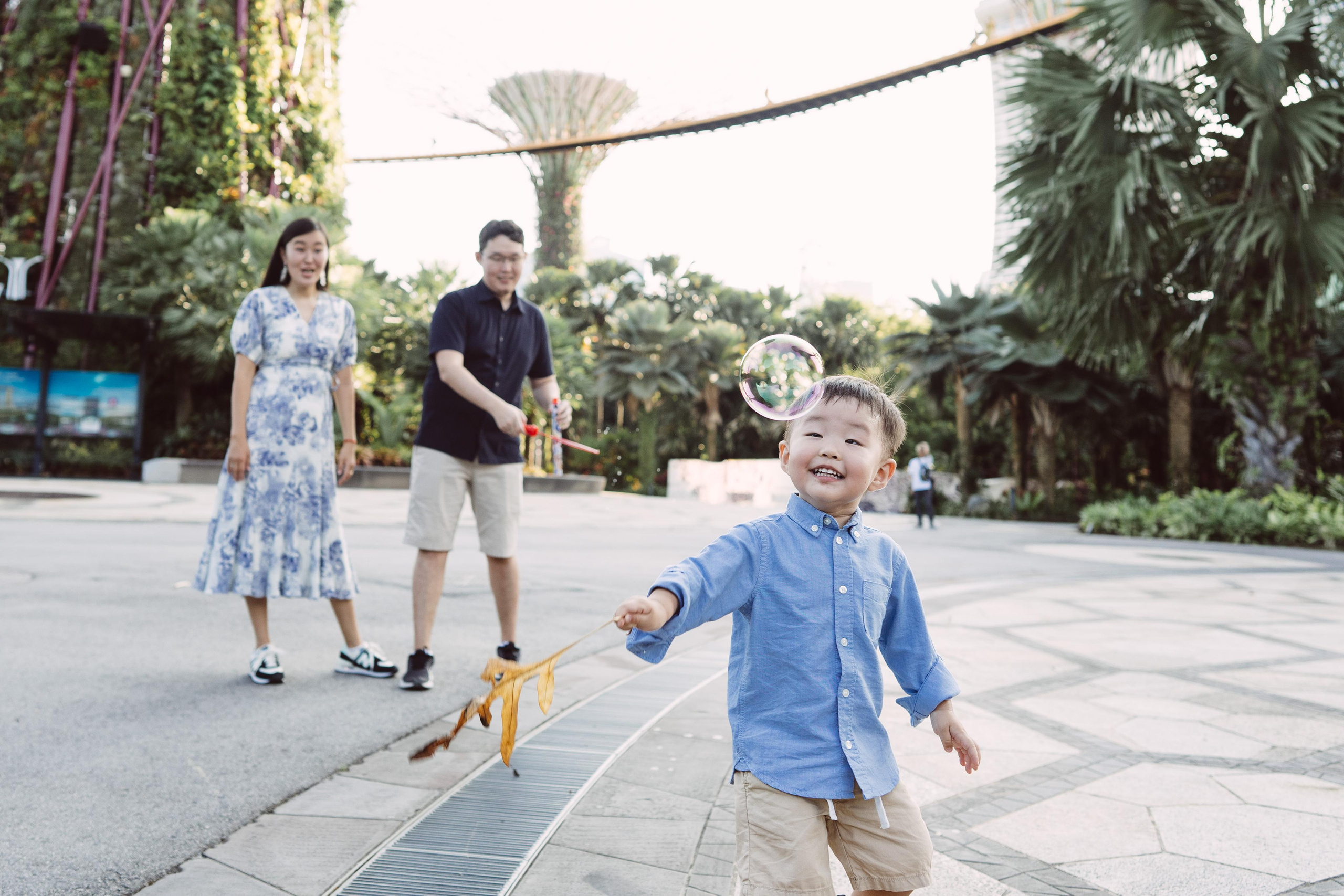 Family. Dasha in Singapore