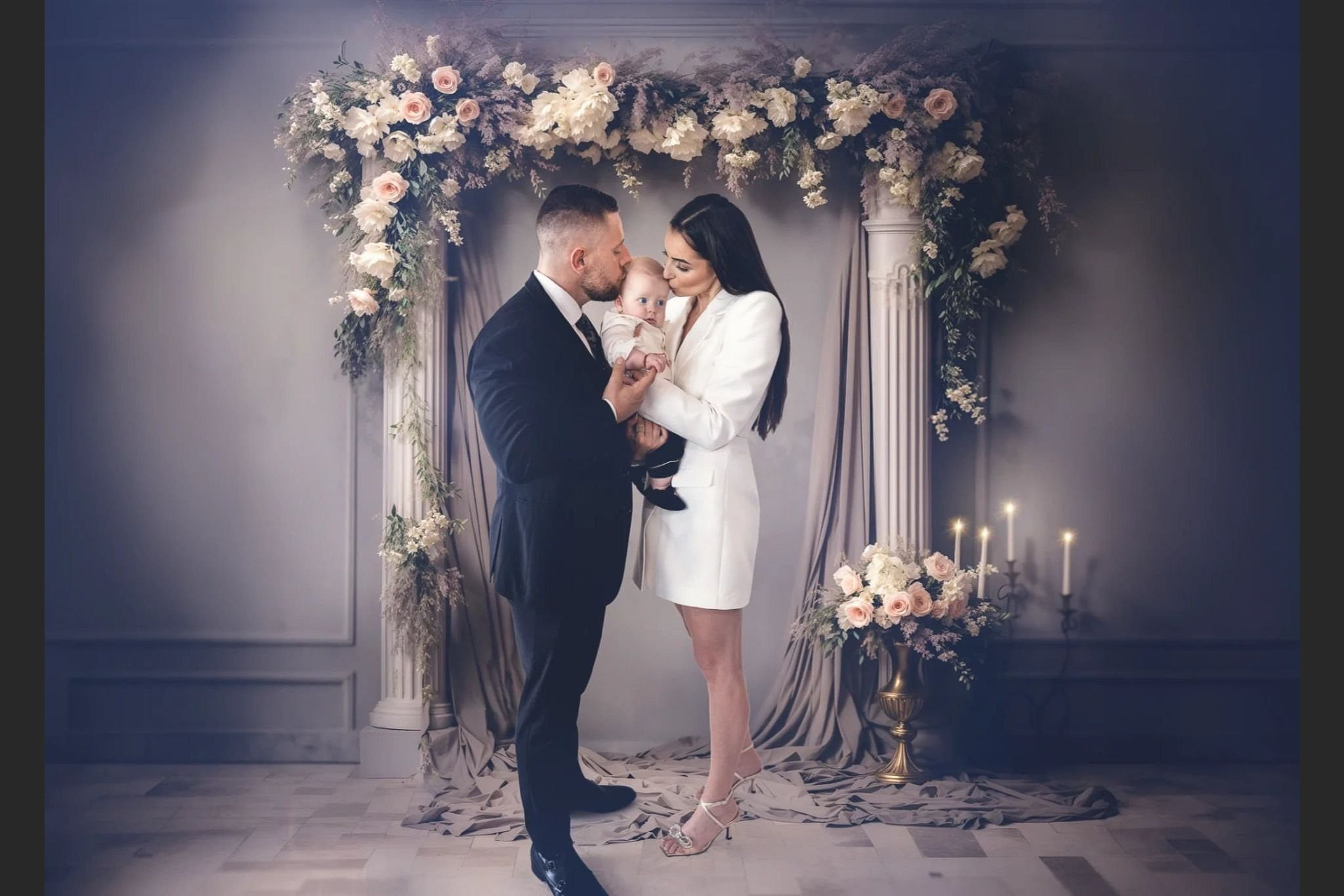 Milas' baptism — Tarm Church. AlexEvents | Wedding and Baptism Photographer & Videographer in Denmark and Germany