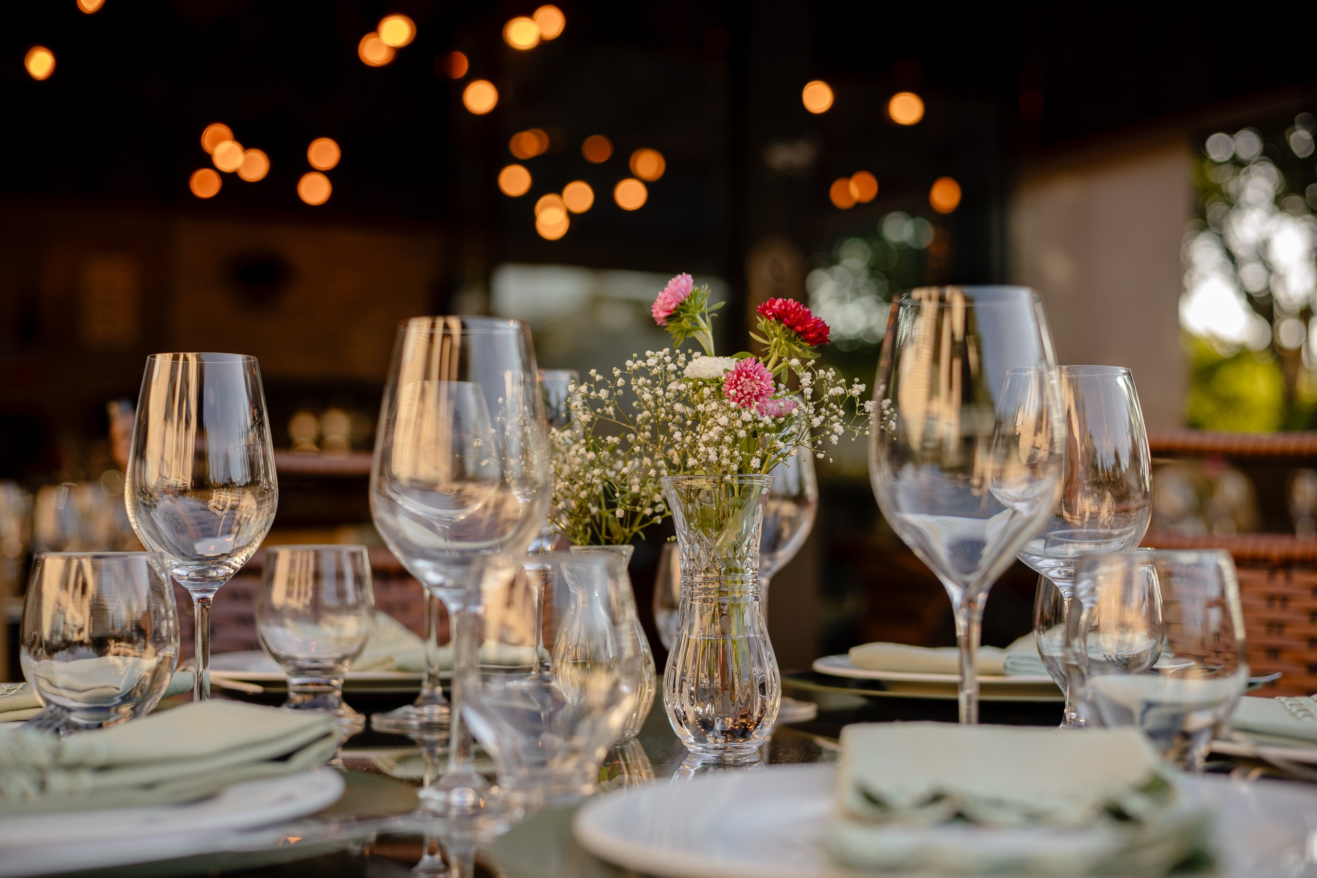 Comemoração de aniversário em uma vinícola no pôr do sol — Ivana Oleskovicz