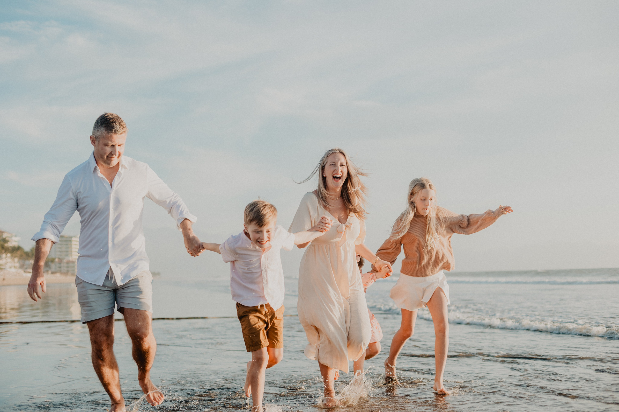 Laughter, Sand, and Sea: A Family Session in Nuevo Vallarta