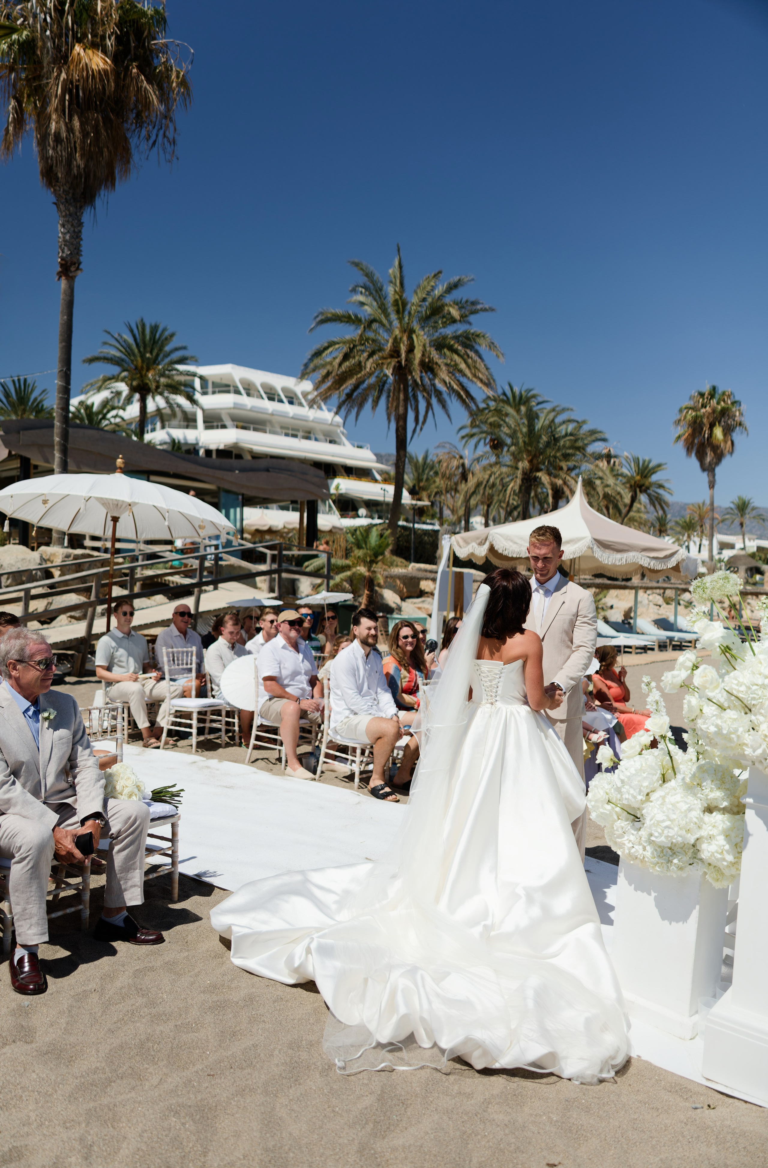 Beach Wedding in Marbella PREVIEW. Destination Wedding Photographer — Nikita Burtsev