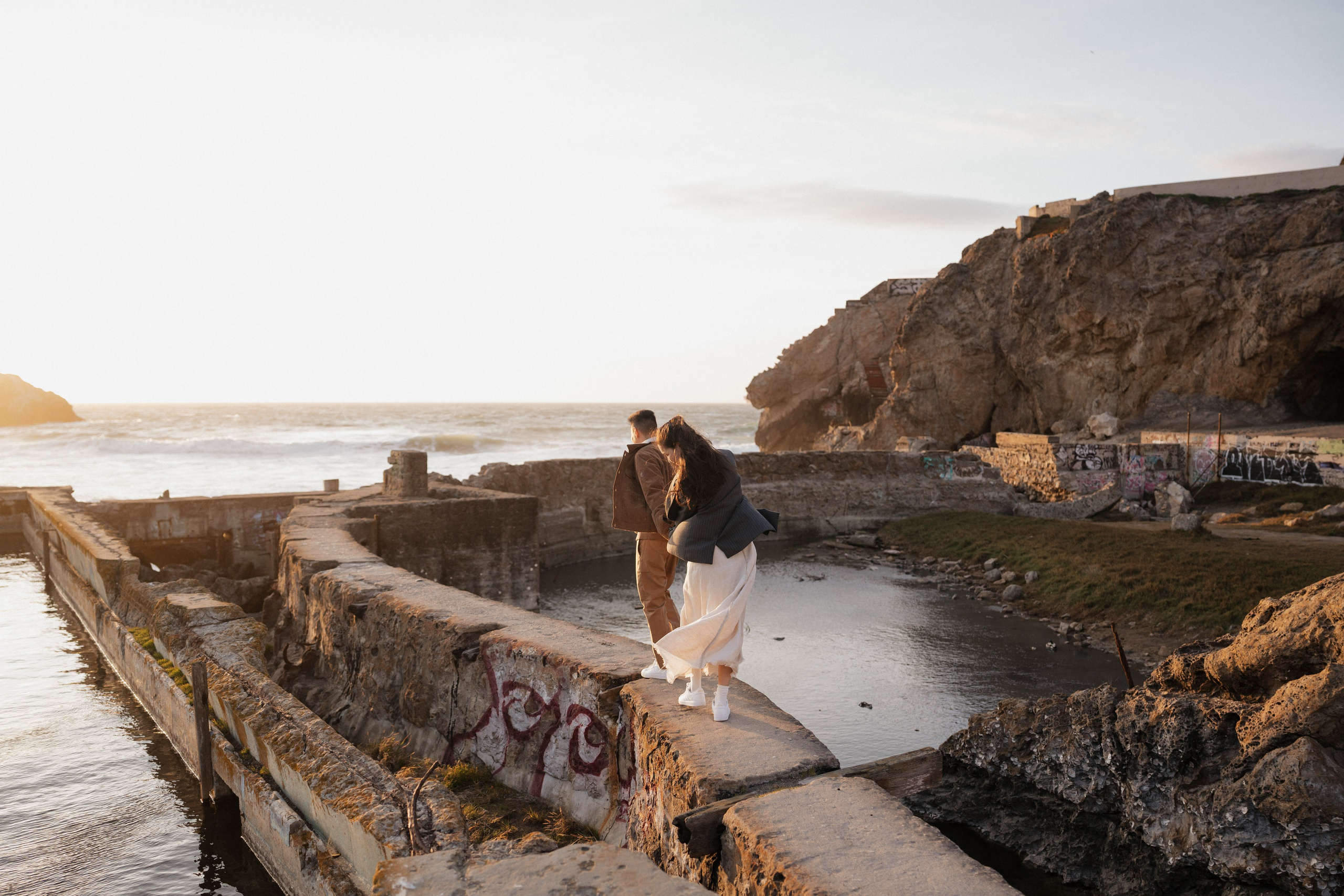 Golden Hour Magic at Sutro Baths. Soulo Photography | San Francisco Bay Area Based Photographer