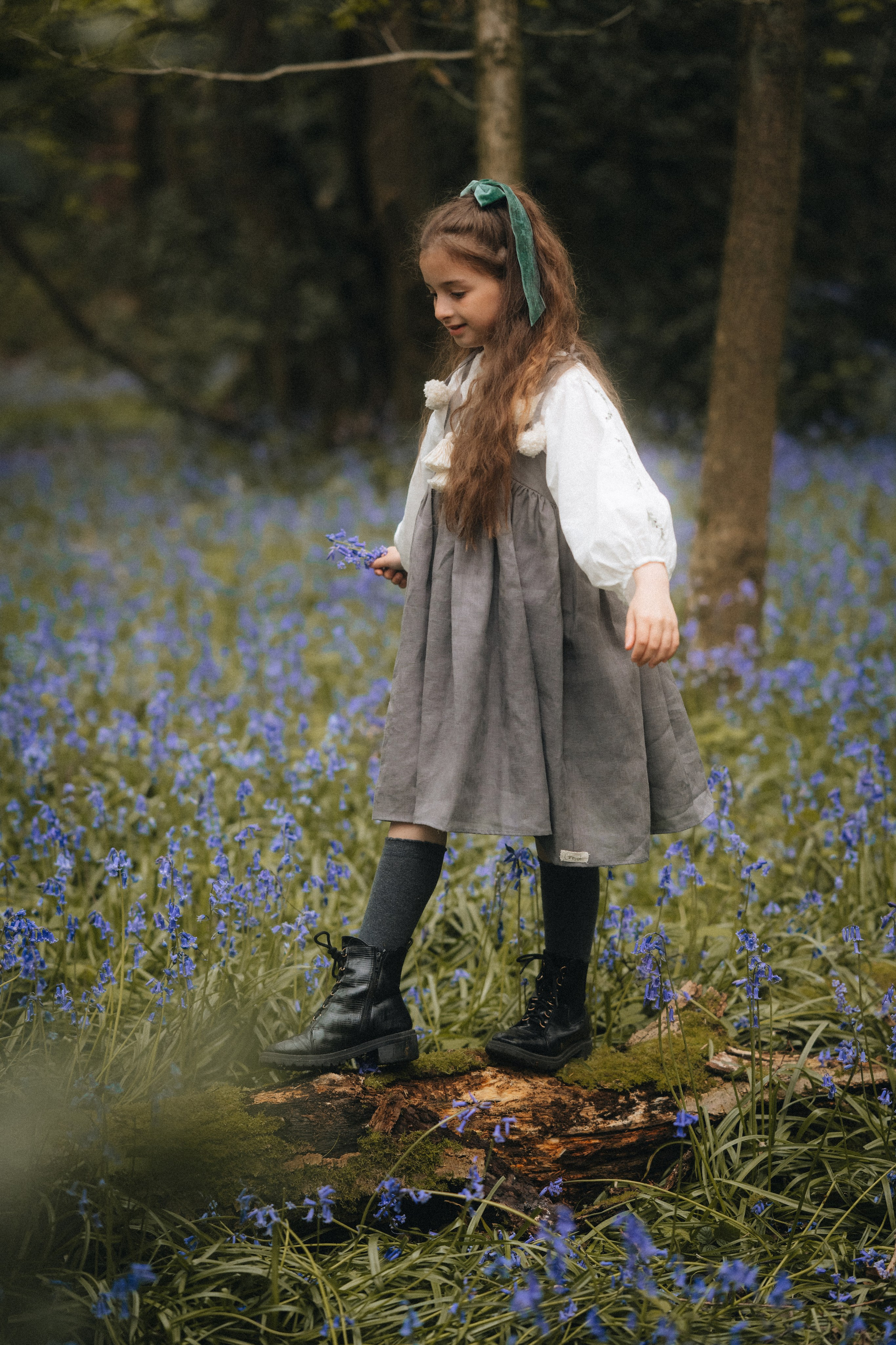 Bluebell family session. Tania Gandrabur, photographer in West Midlands, England