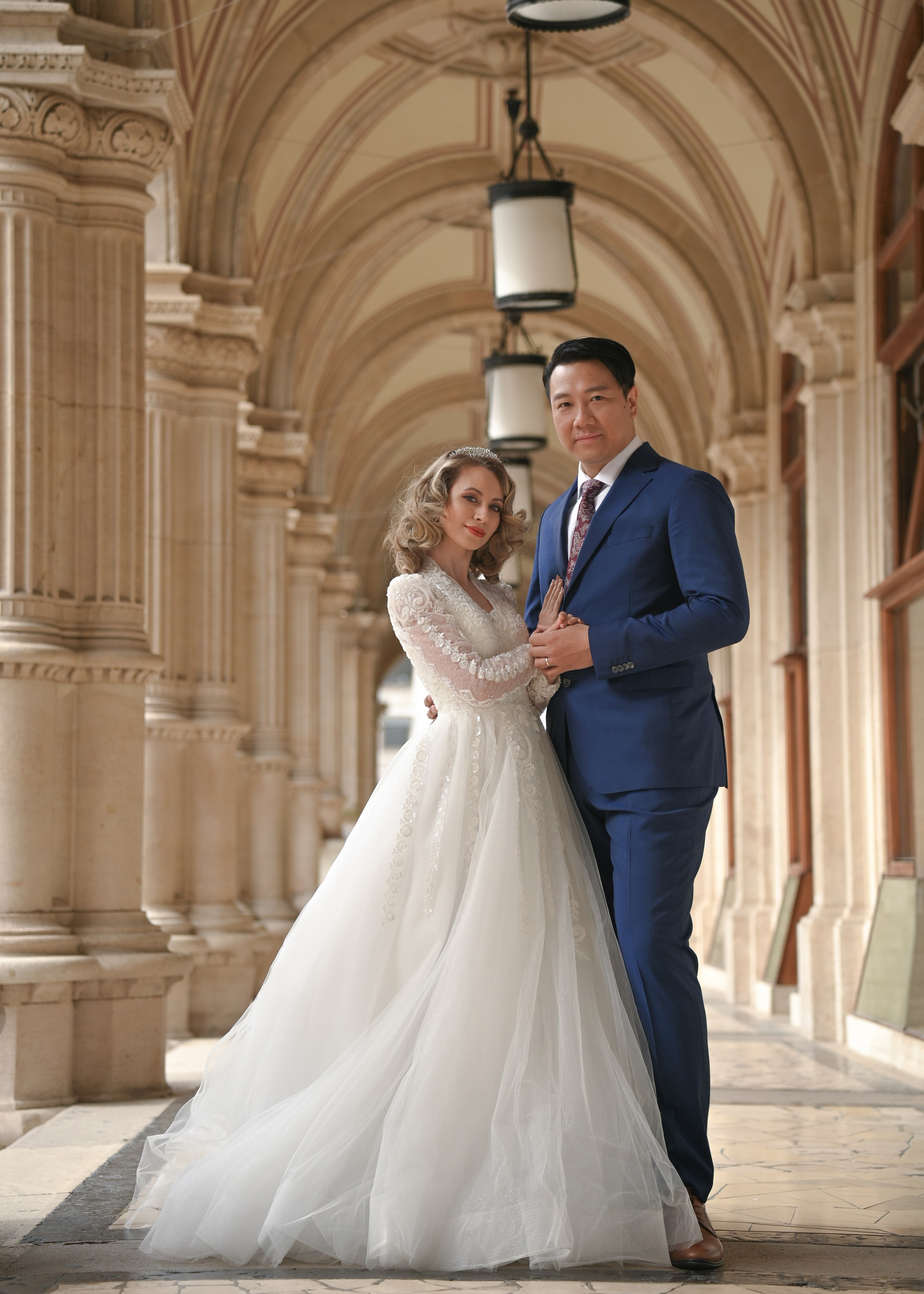 Jin & Diana in Vienna. Photo Vienna and Bratislava