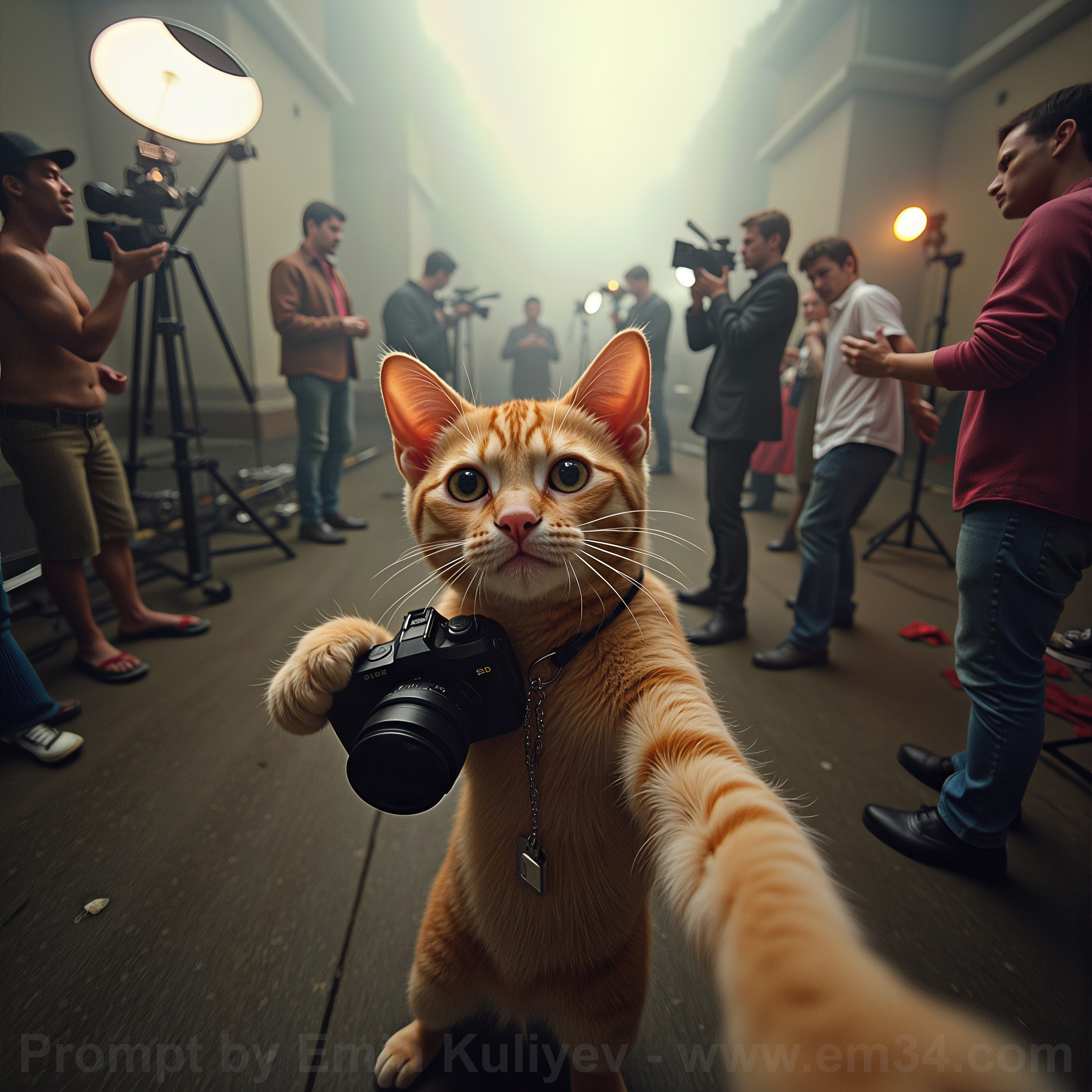 Created cats using artificial intelligence (ComfyUI). Emin Kuliyev — Award-Winning Wedding Photojournalist NYC & USA | Best Wedding Photographer Known for Candid, Timeless Moments