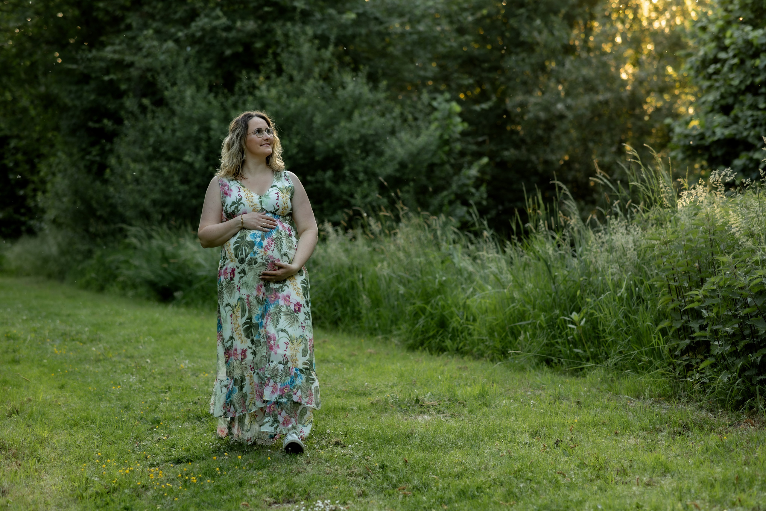 Schwangerschaft Shooting in der Natur Osnabrücker Land 