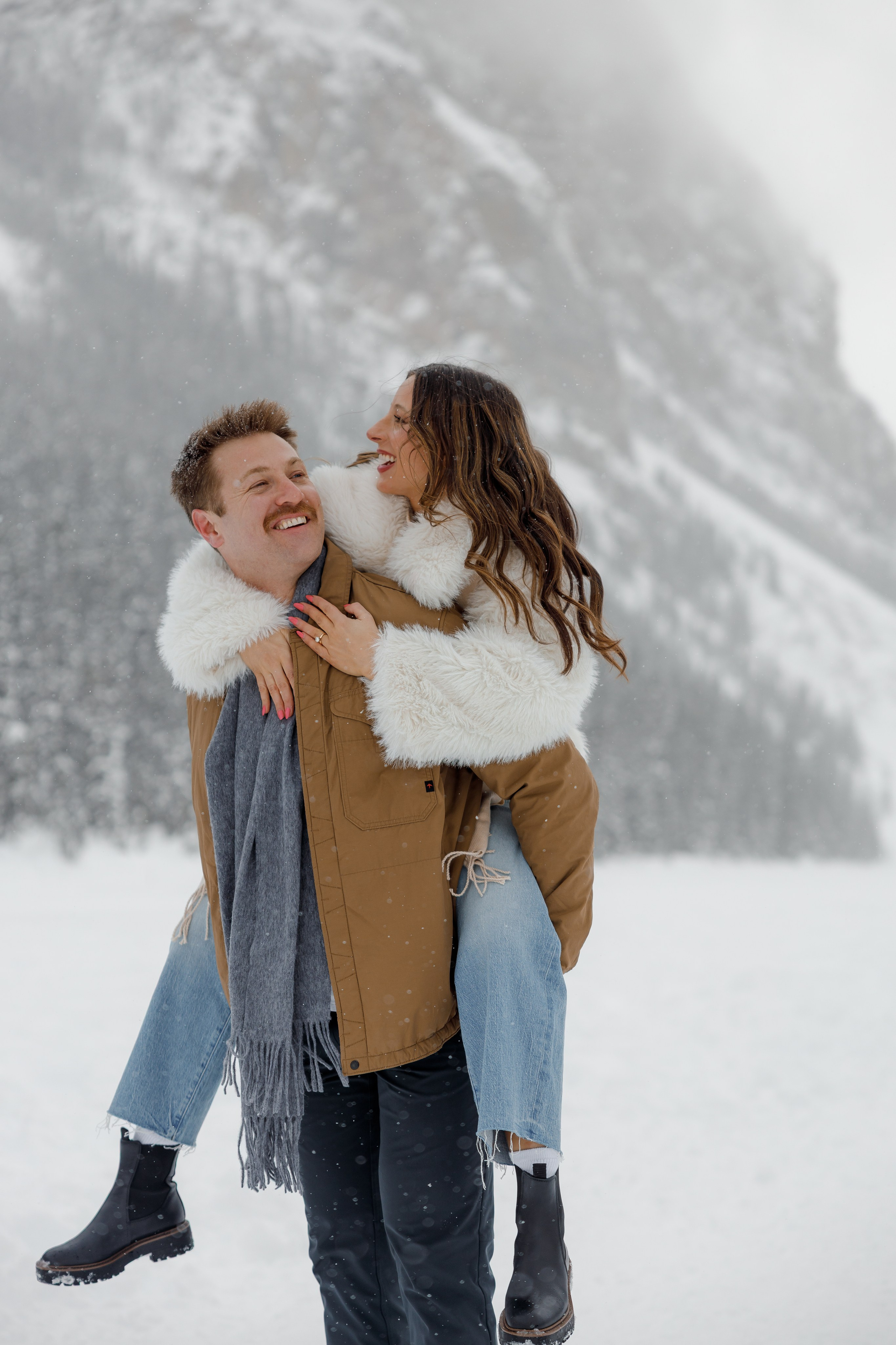 Lake Louise engagement session. Home