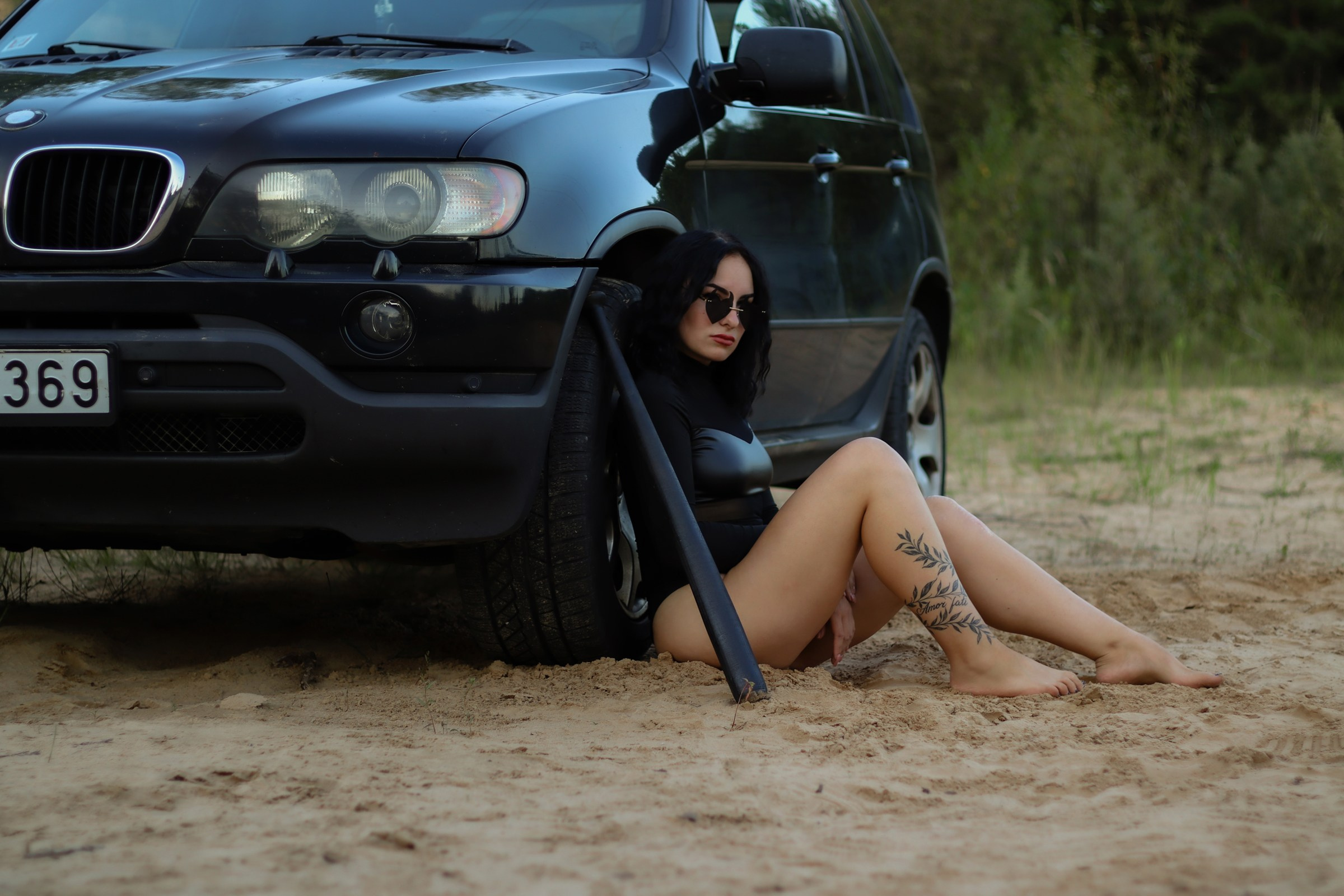 Фотосессия в песчаном карьере