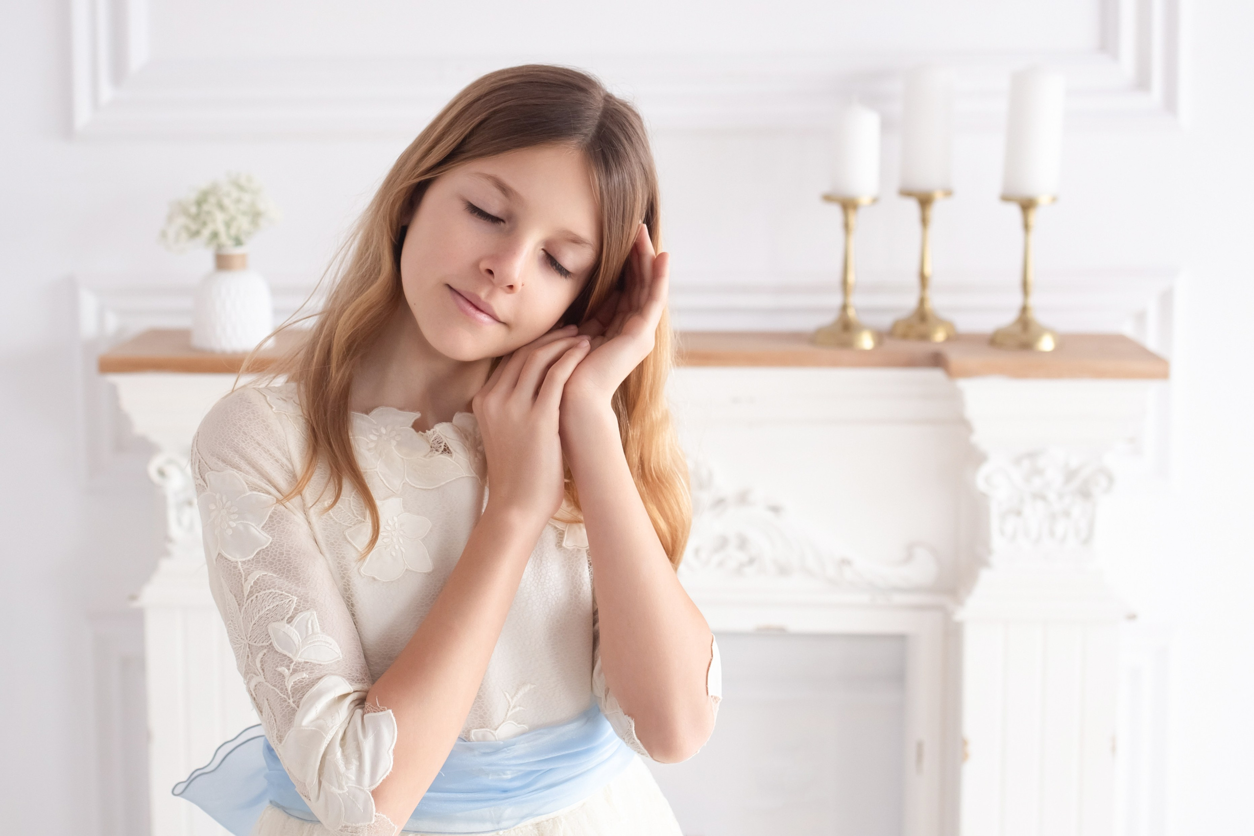 Comunión en el estudio. Профессиональный фотограф в Испании