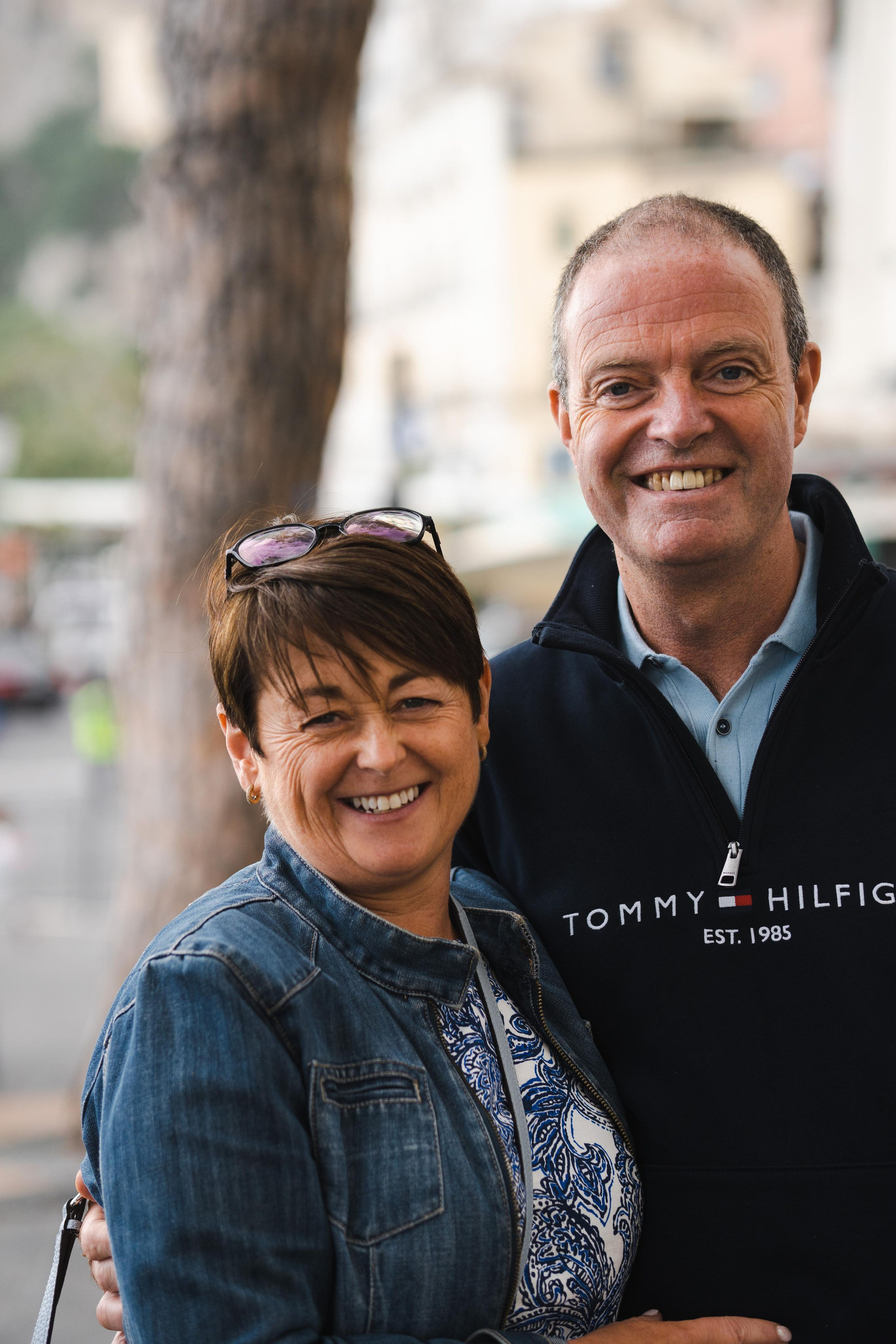 Irish couple in Amalfi