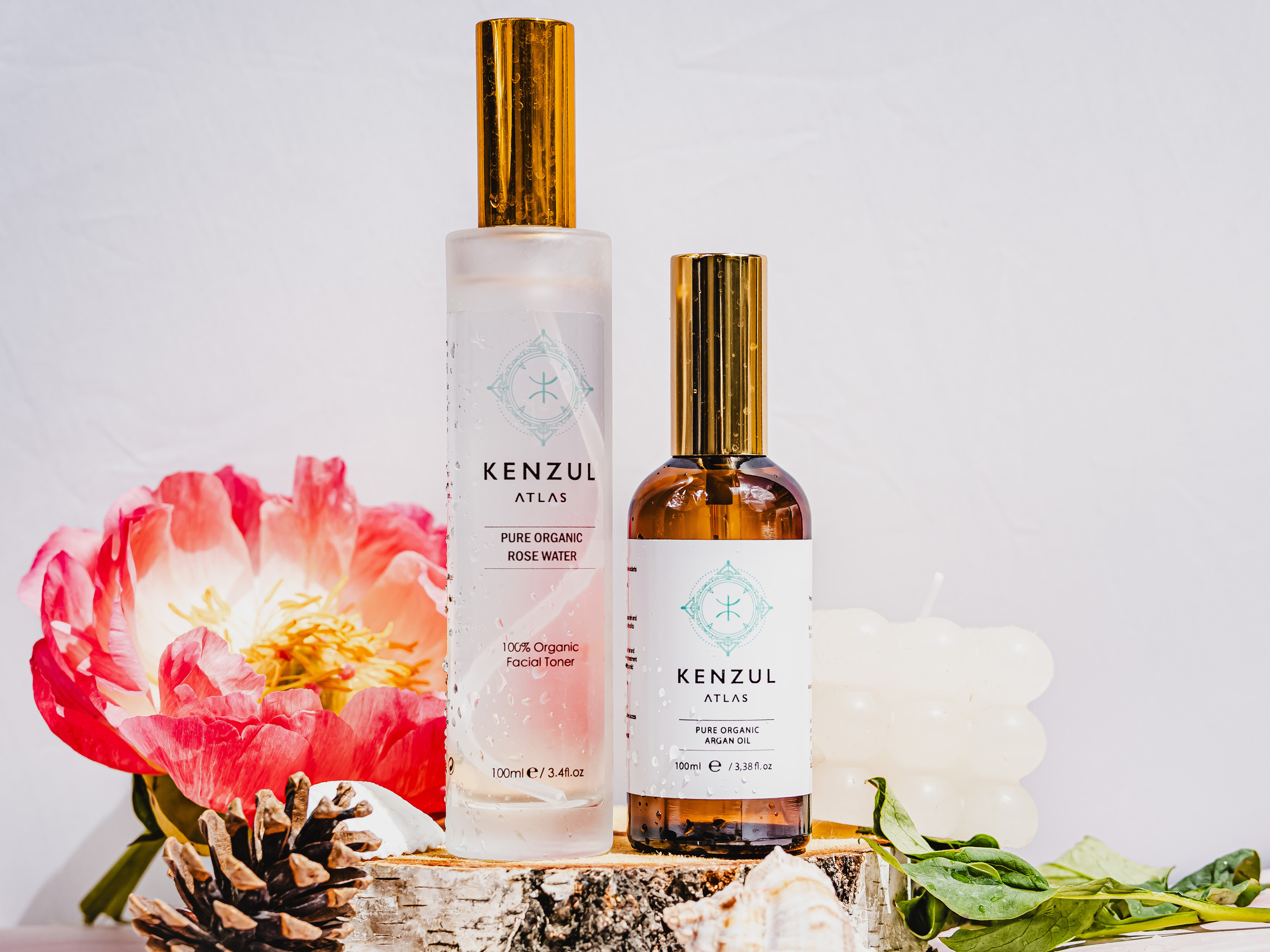 white skin care bottle