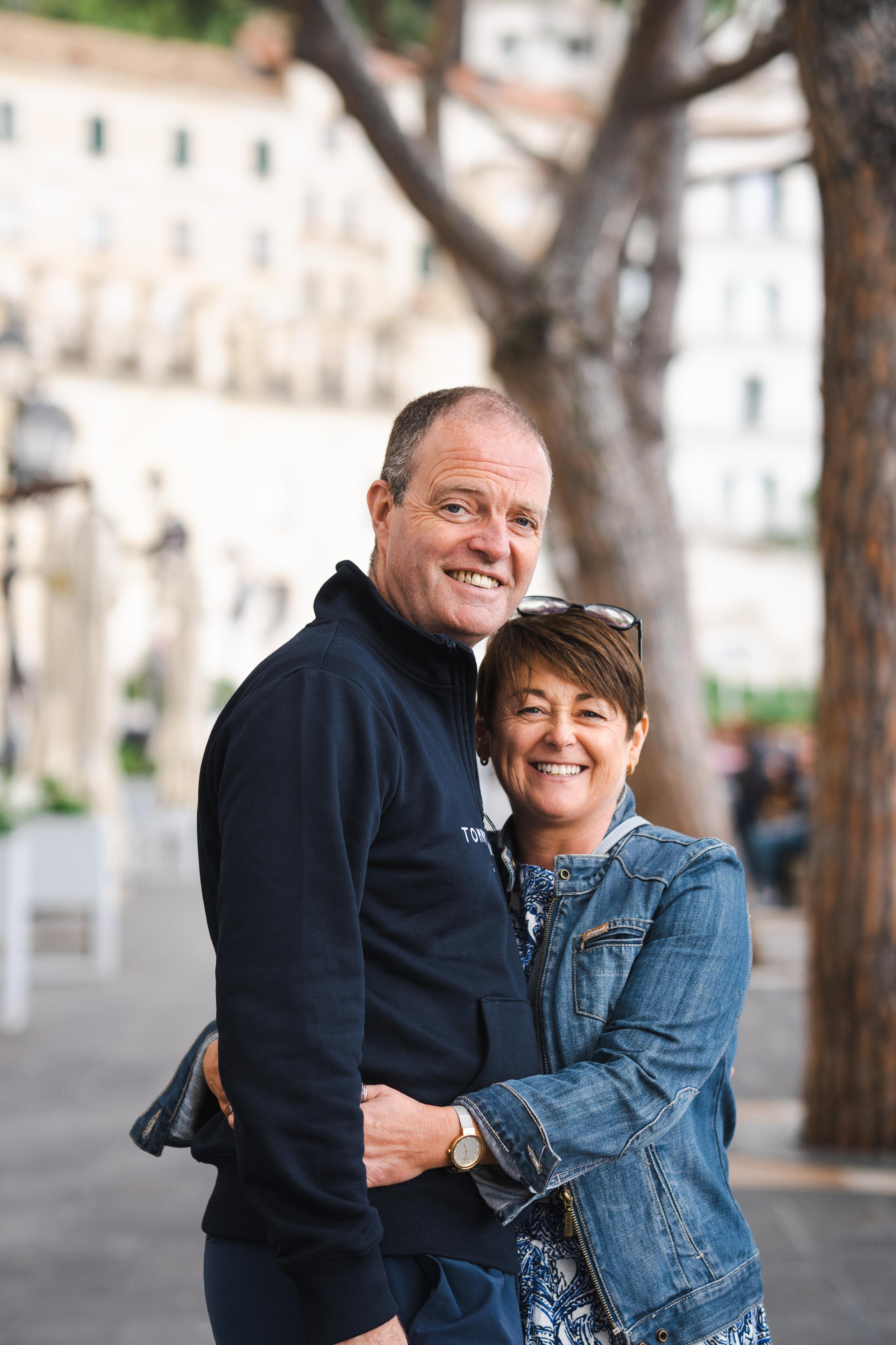 Irish couple in Amalfi