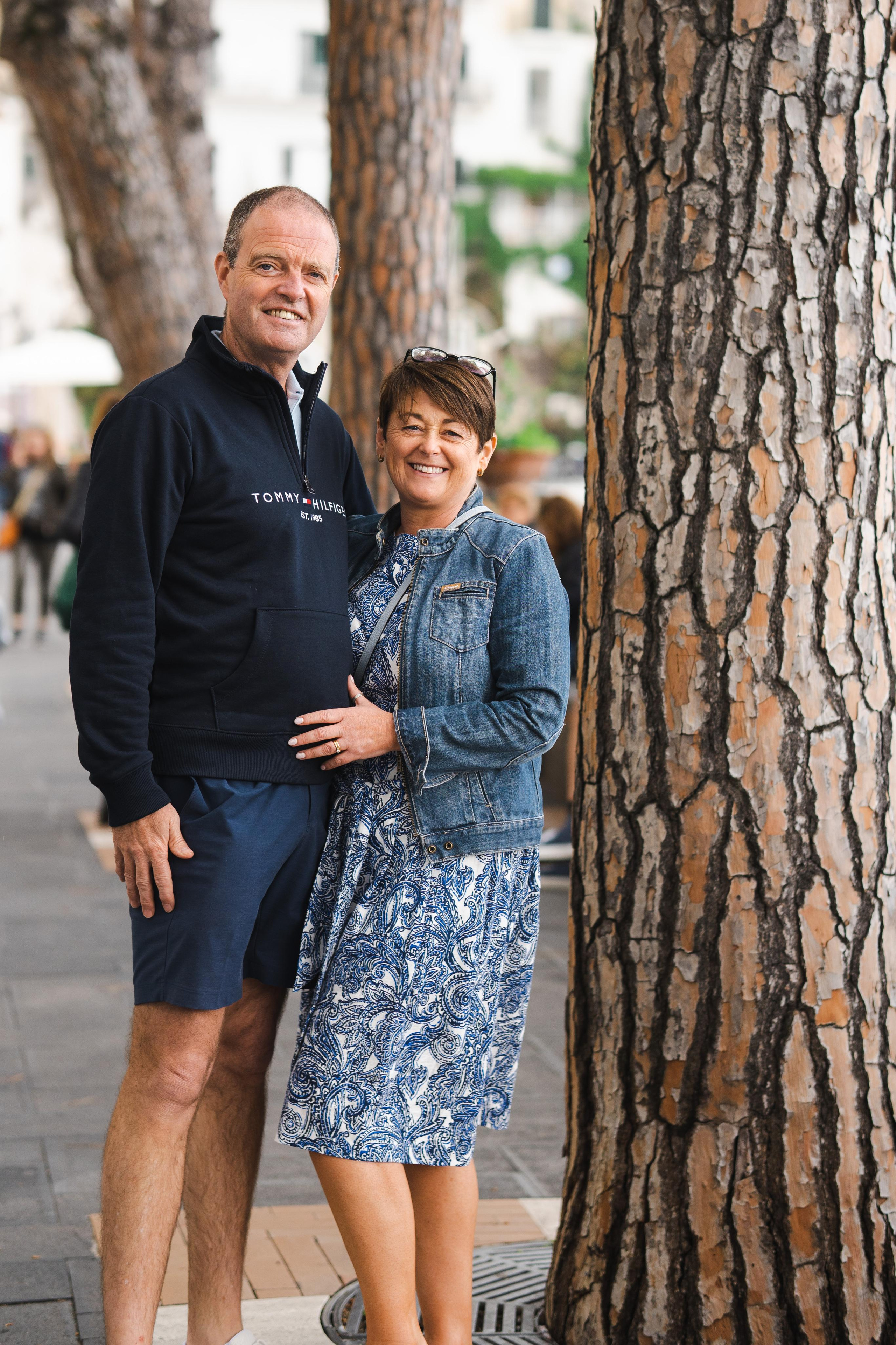 Irish couple in Amalfi