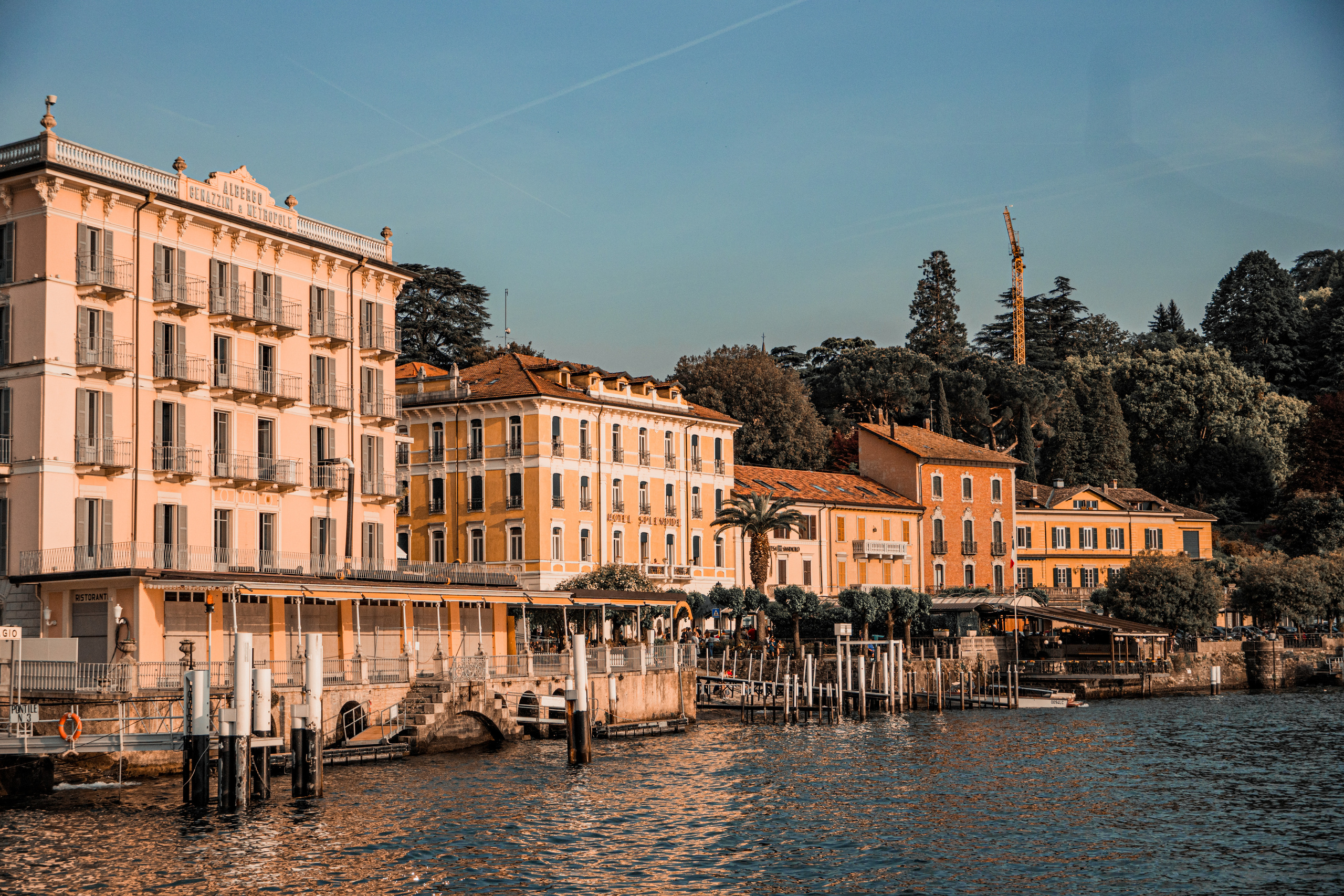 lake como with beaut