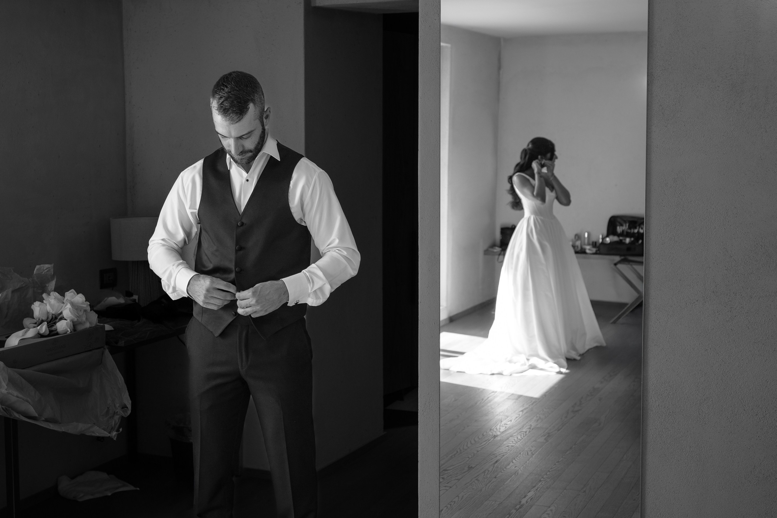 Elopement at Villa Monastero. Aleksandra Lansoni