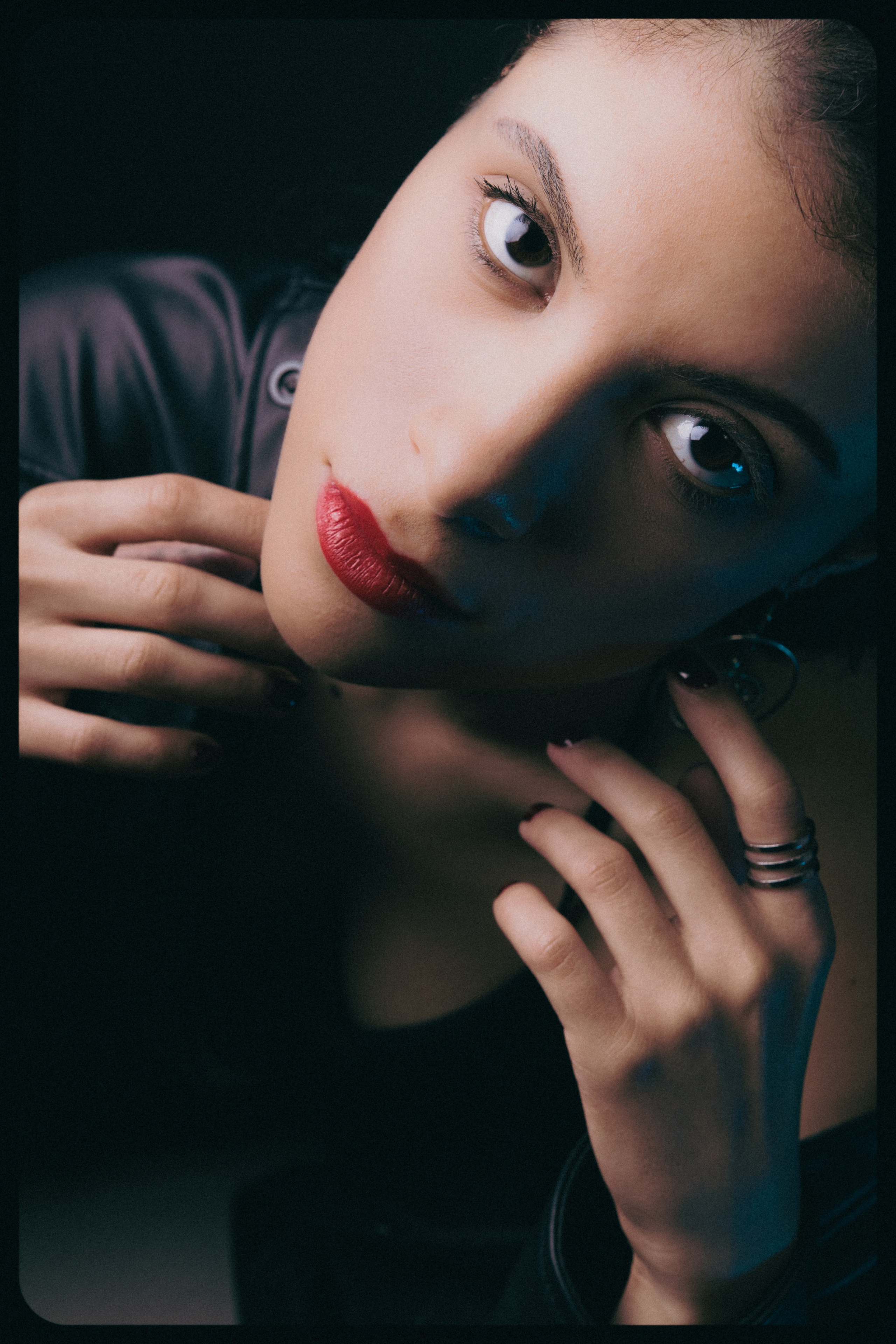 Portrait photo shoot in the studio MKn Visual - Shoot,makeup,postprod and art direction by MKn Visual