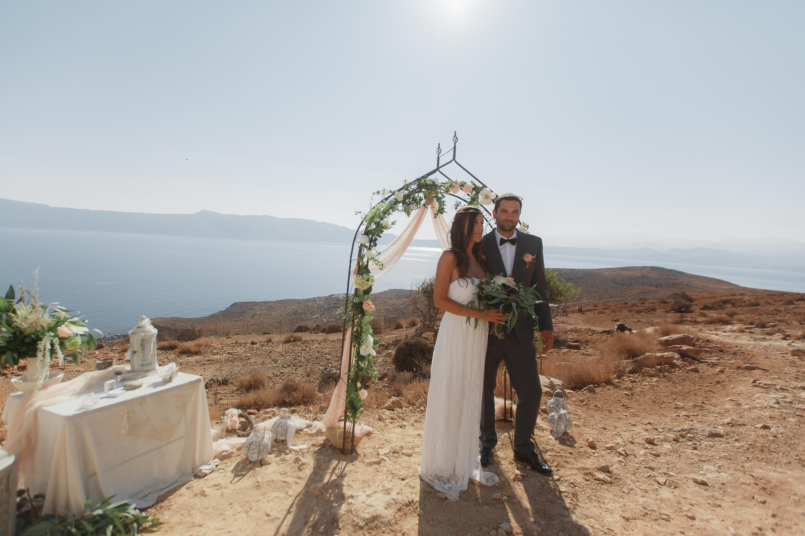 Marino & Steffi, Crete. Denny Savon — Photographer in Santorini | Weddings, Love Stories & Flying Dress