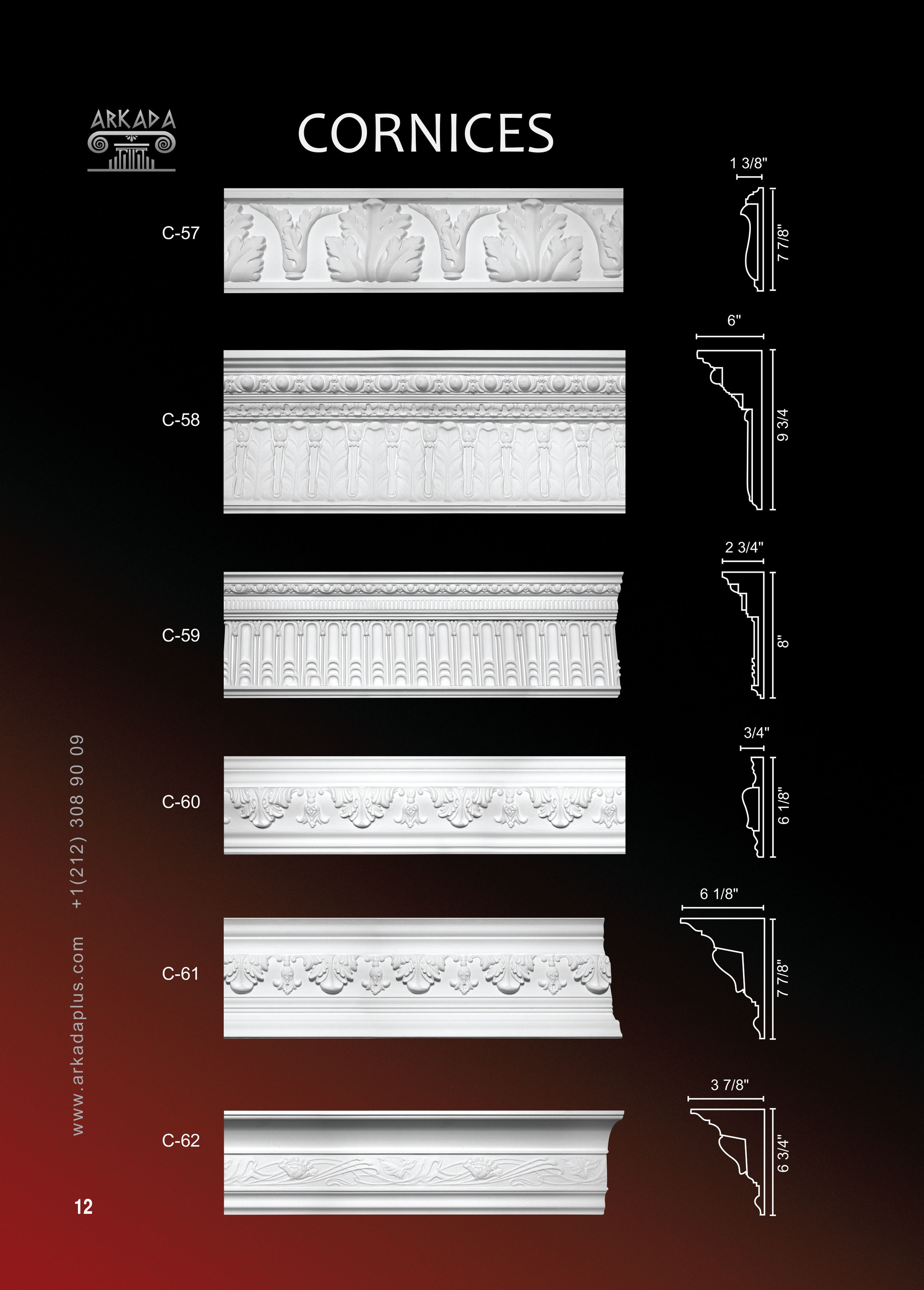Crown Molding. Plaster molding