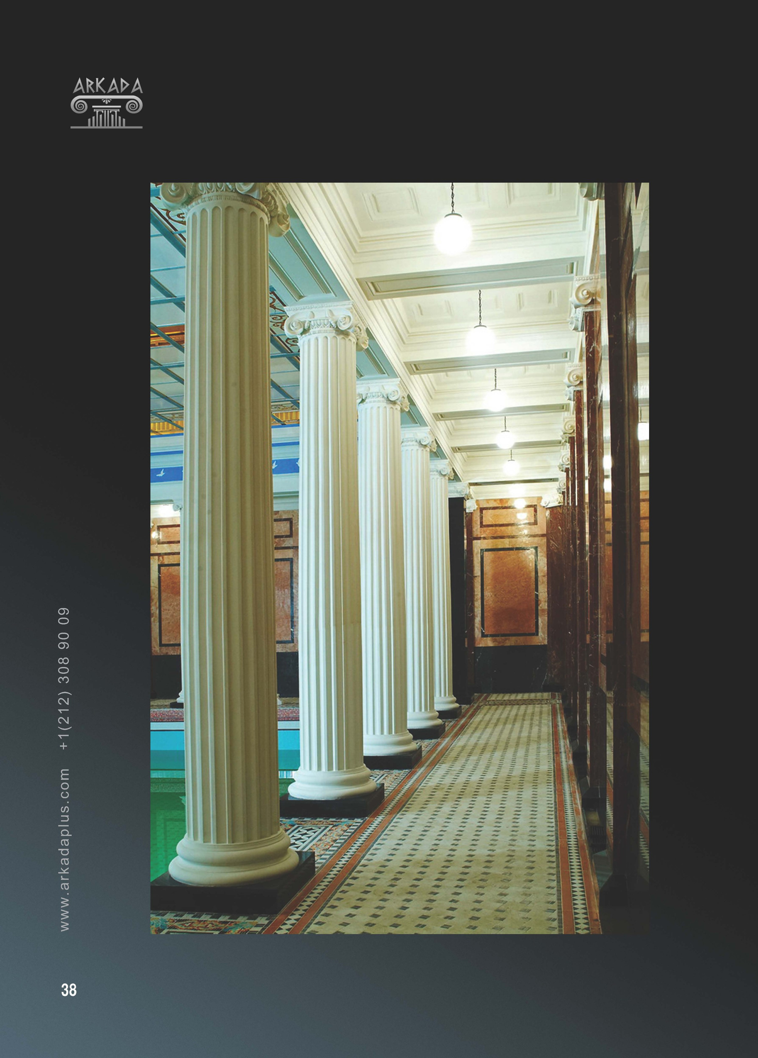 Catalog pages. Plaster molding