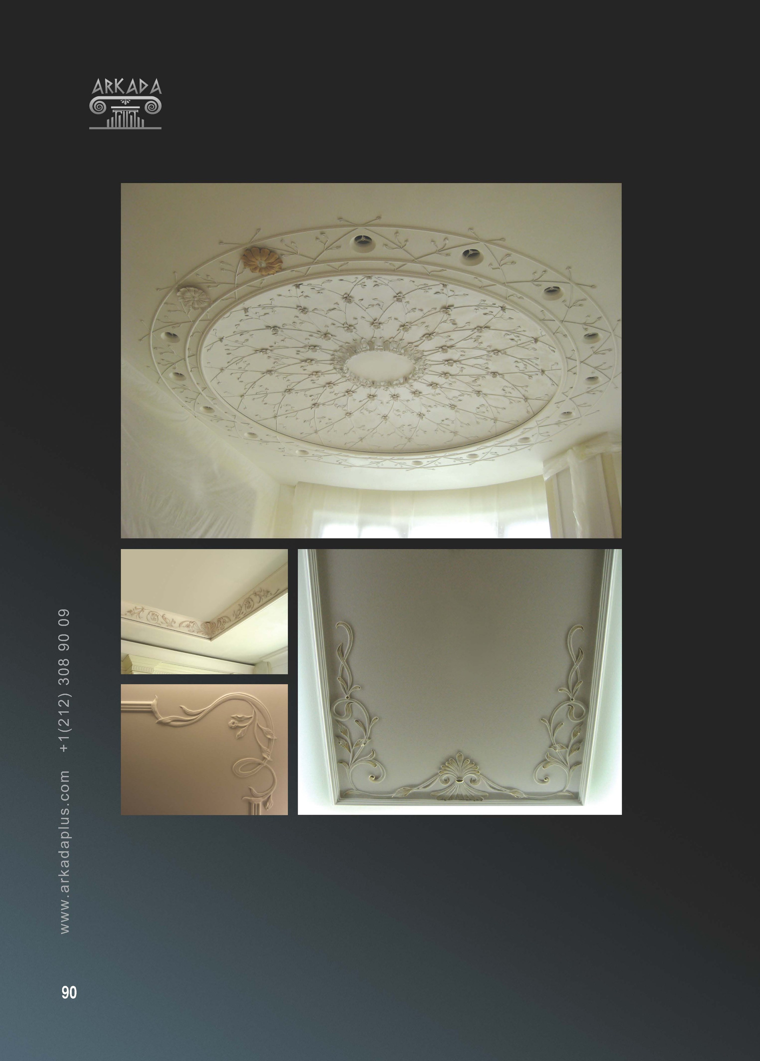 Catalog pages. Plaster molding
