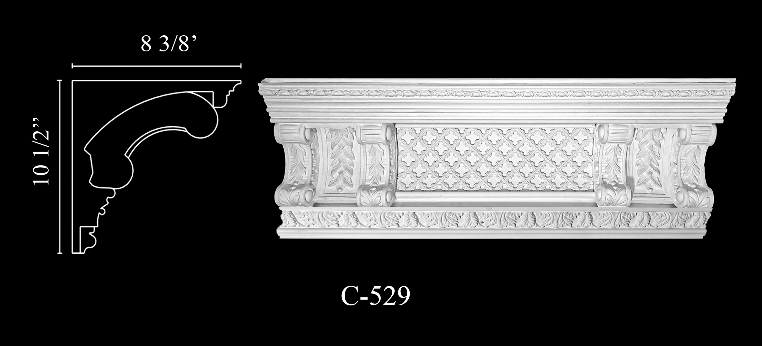 Crown Molding. Plaster molding
