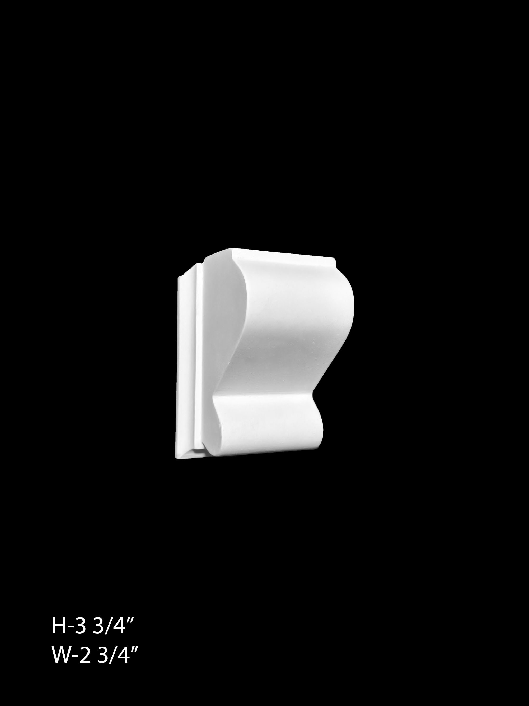 Corbels. Plaster molding