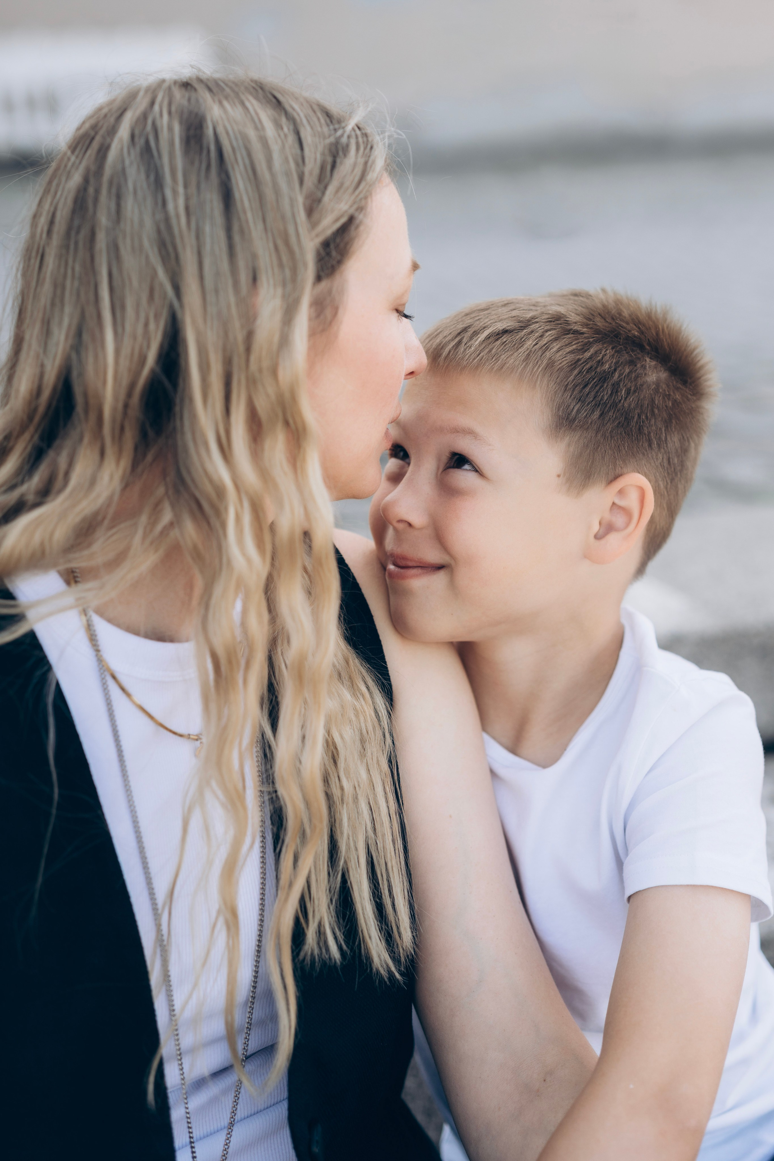 Family in the city. Photography in Germany