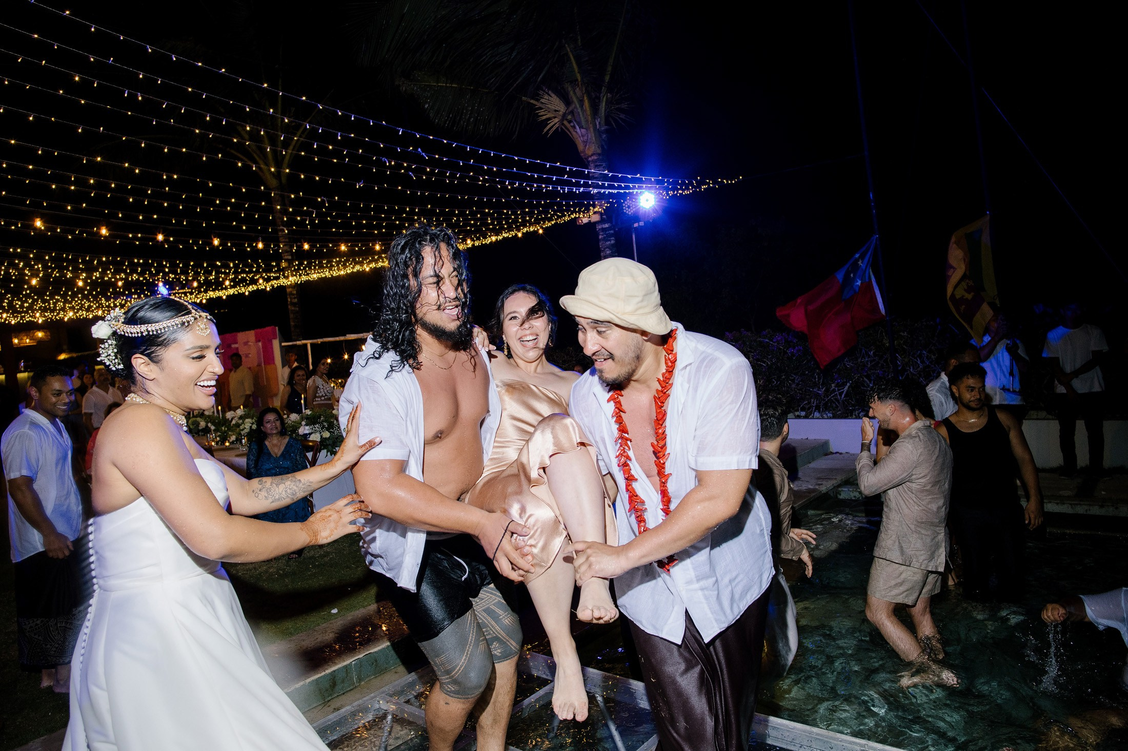 Big funny wedding with guests in paradise Bali island. Get.it.feel — Aesthetic Photography and Videography